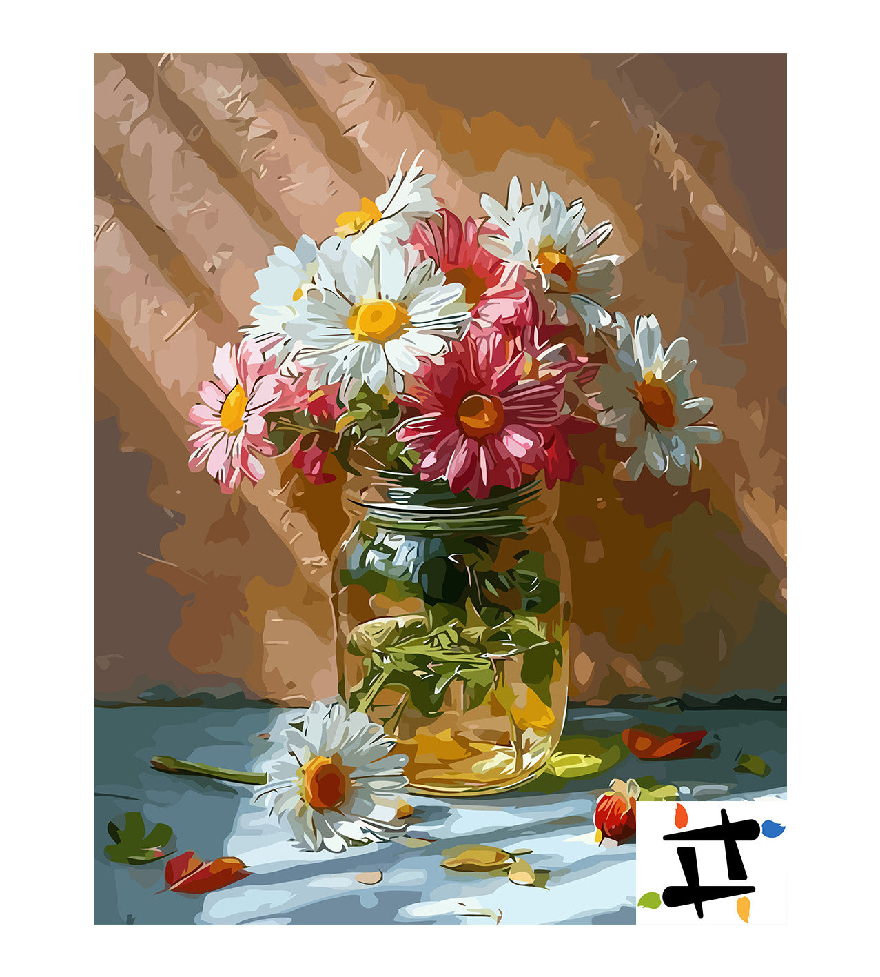 Pictura pe Numere – Flori culese in zori 6642