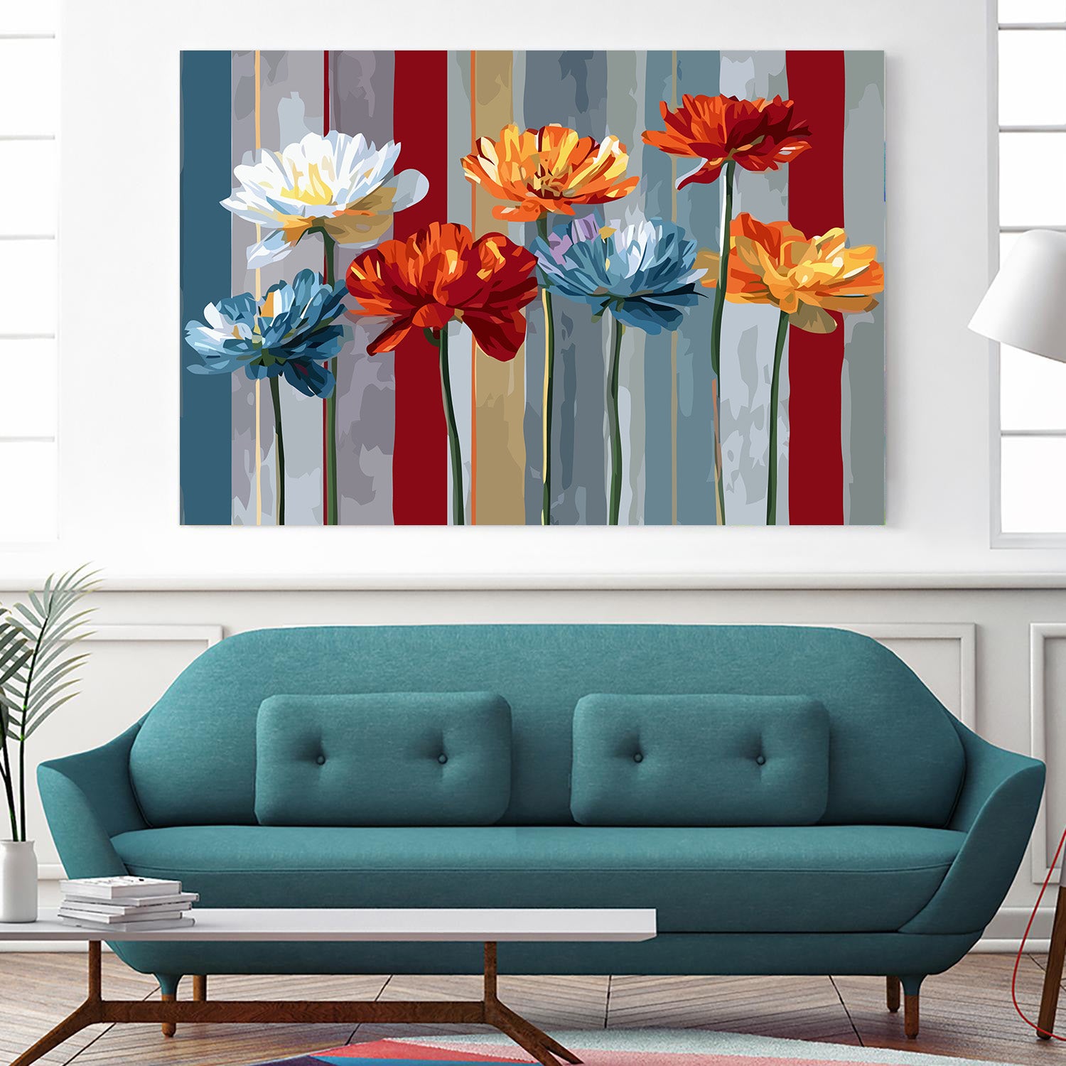 Pictura pe Numere – Ritm de Hibiscus 6650