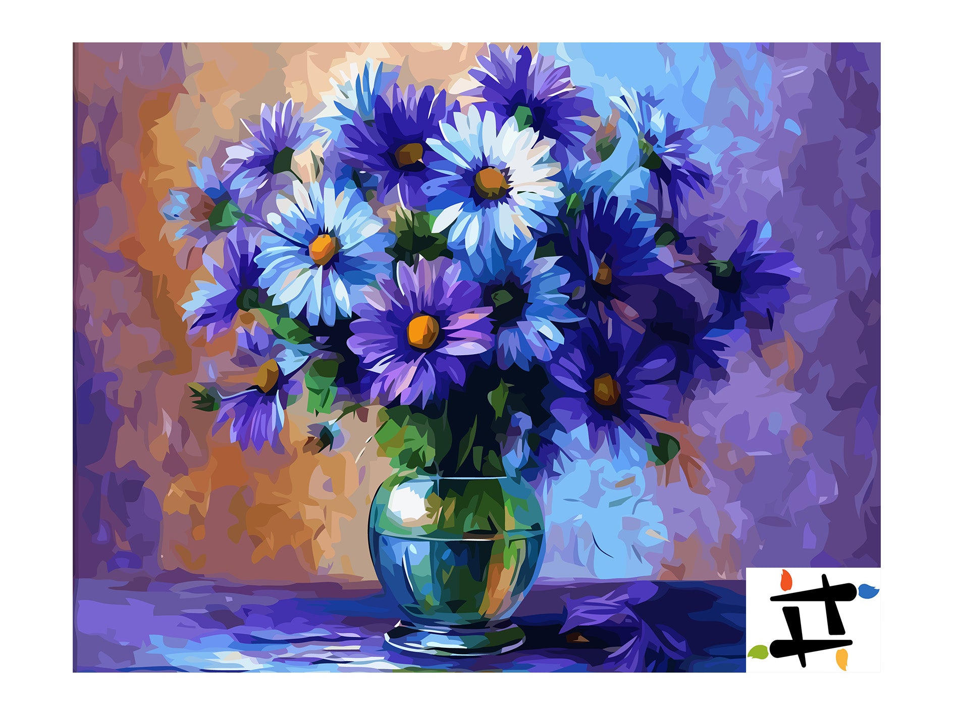 Pictura pe Numere – Lumina dintre Petale 6658