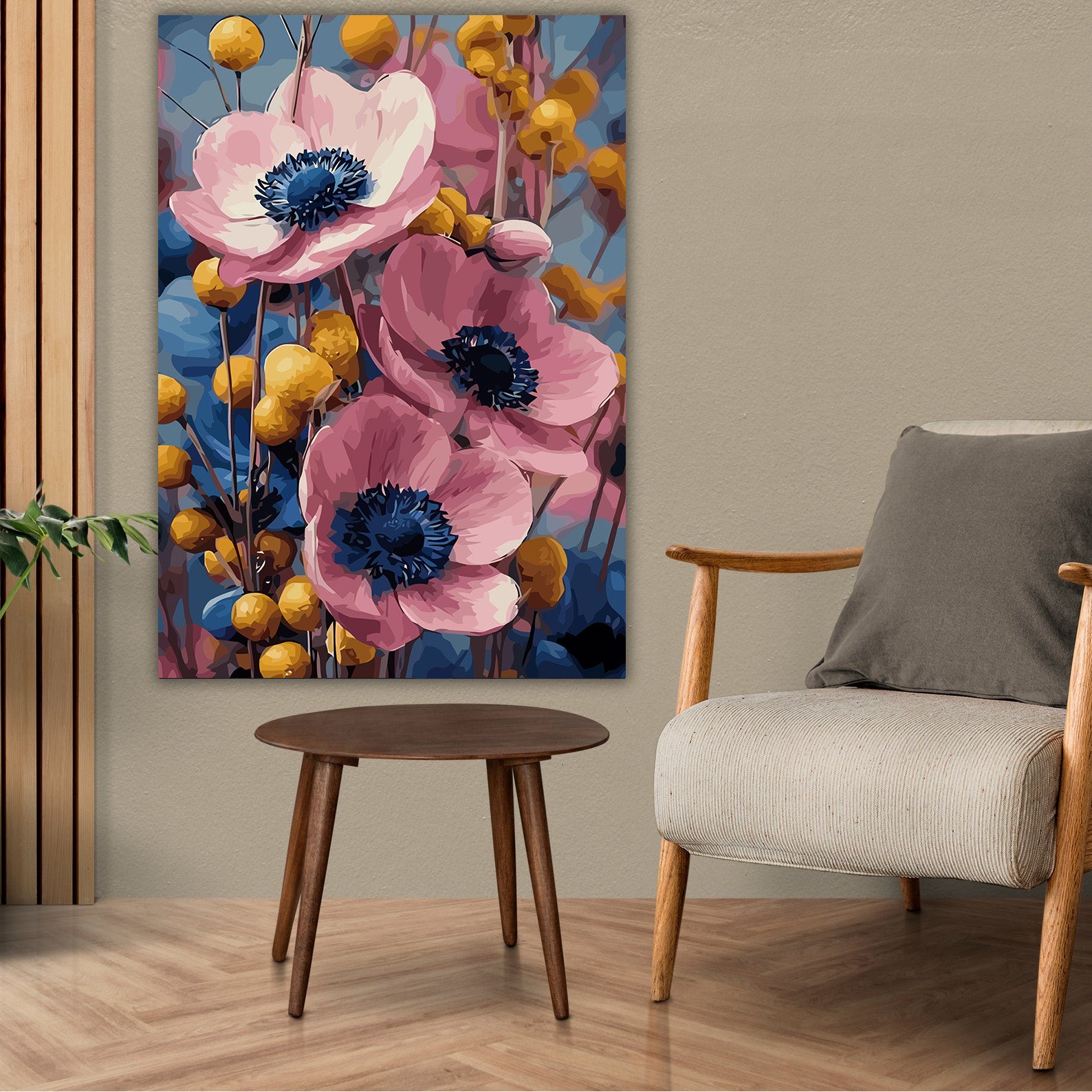 Pictura pe Numere – Inimi de Indigo 6659