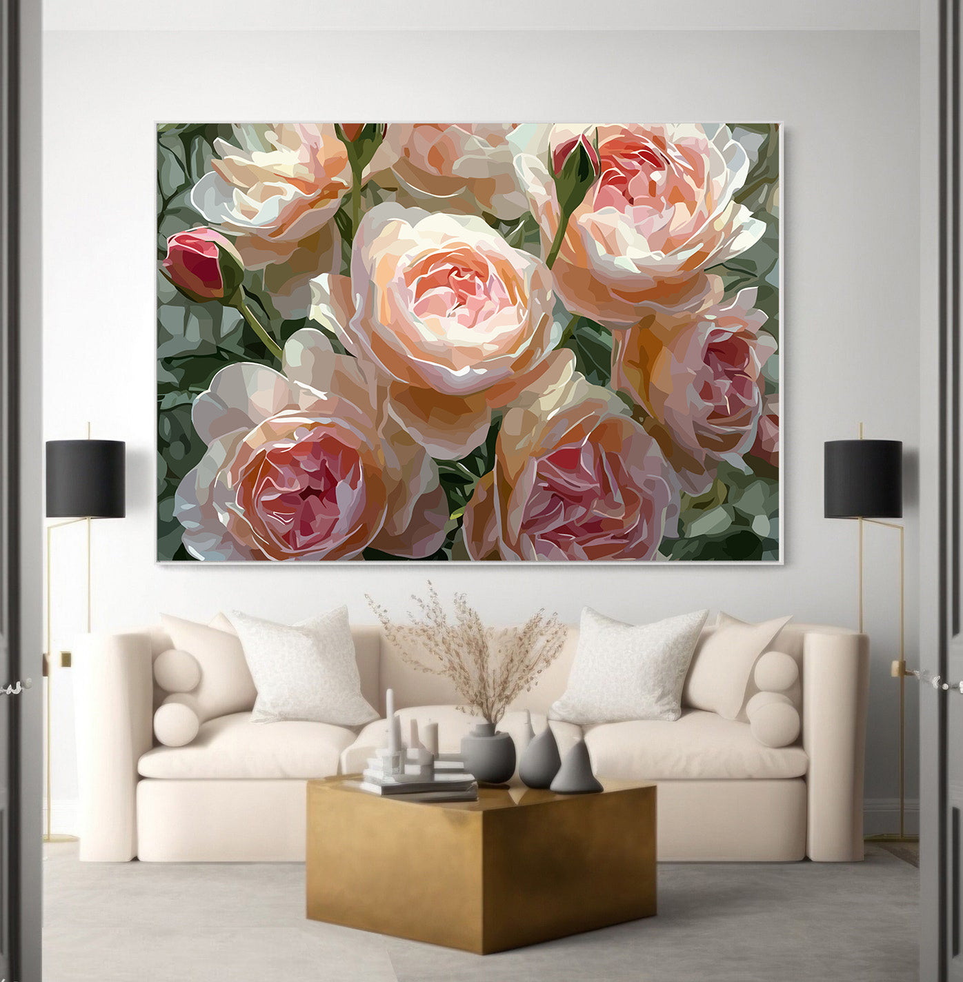 Pictura pe Numere – Esenta de Roz 6660
