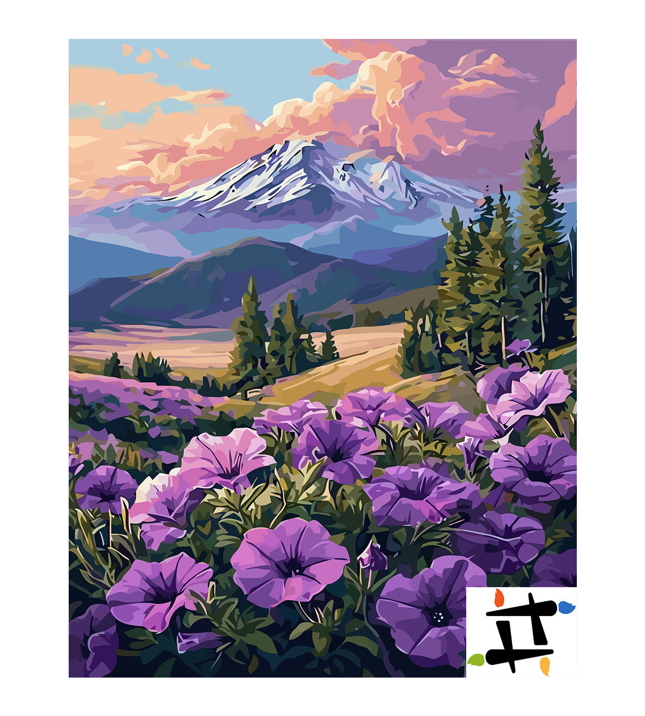 Pictura pe Numere – Ecouri de Liniste Alpina 6665