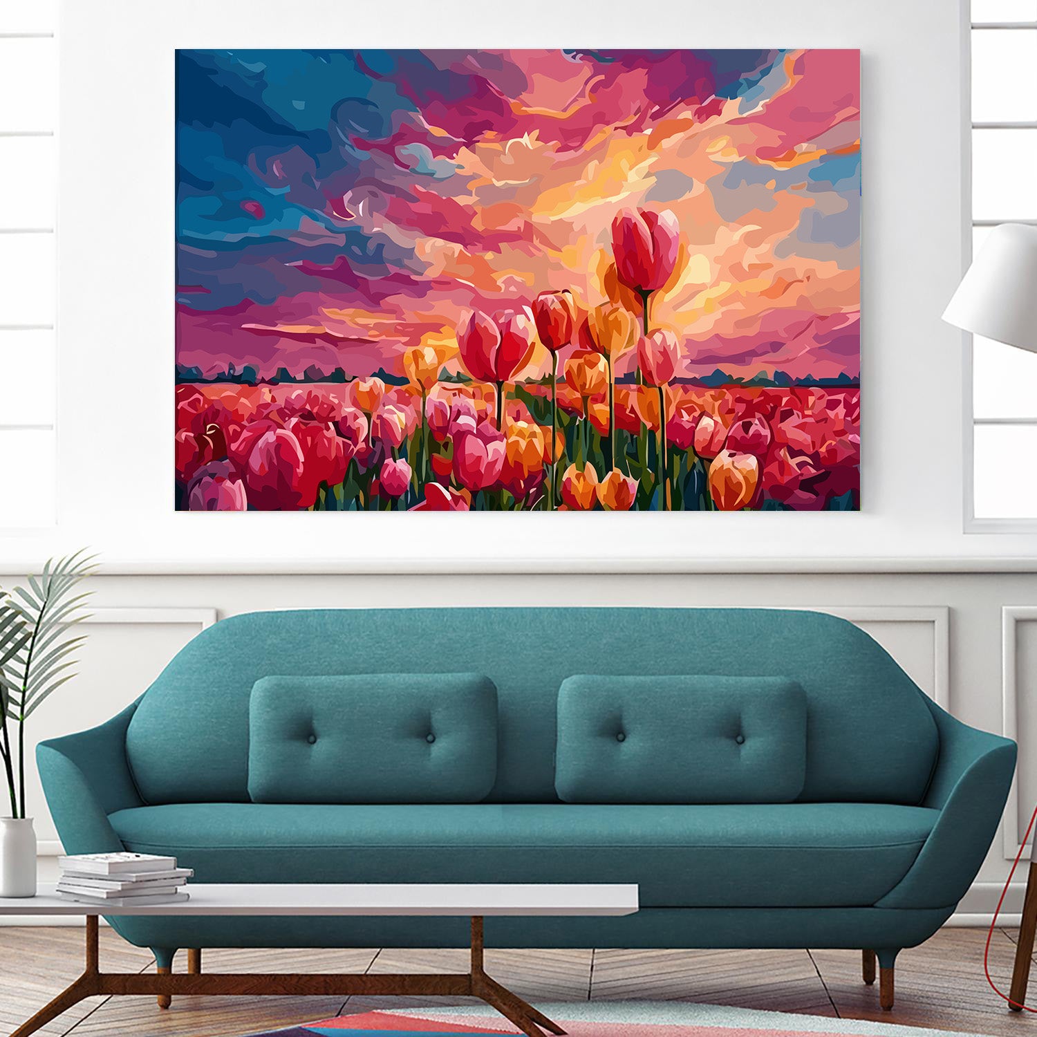 Pictura pe Numere – Dansul Florilor 6666