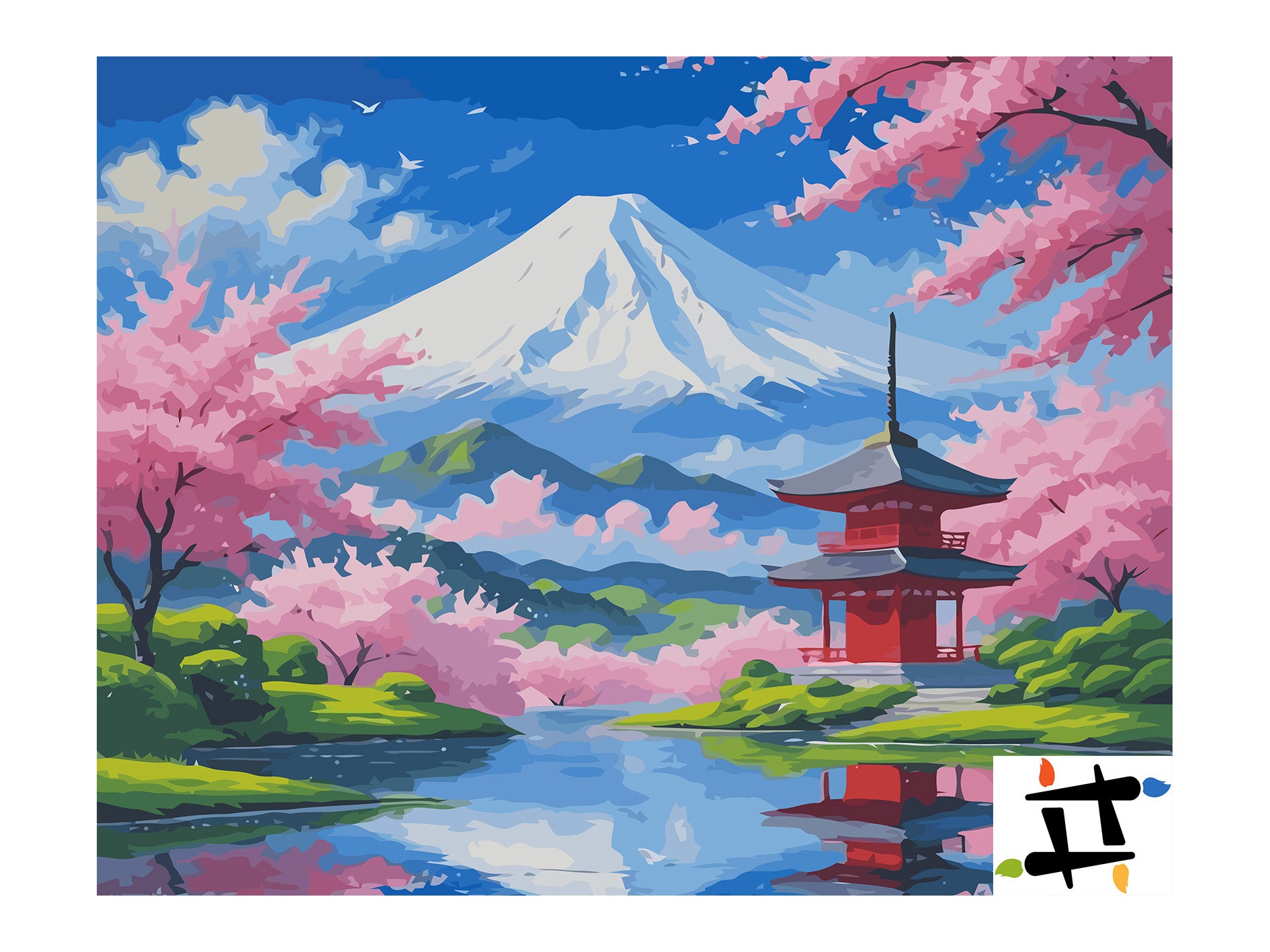 Pictura pe Numere – Primavara in Japonia 6669