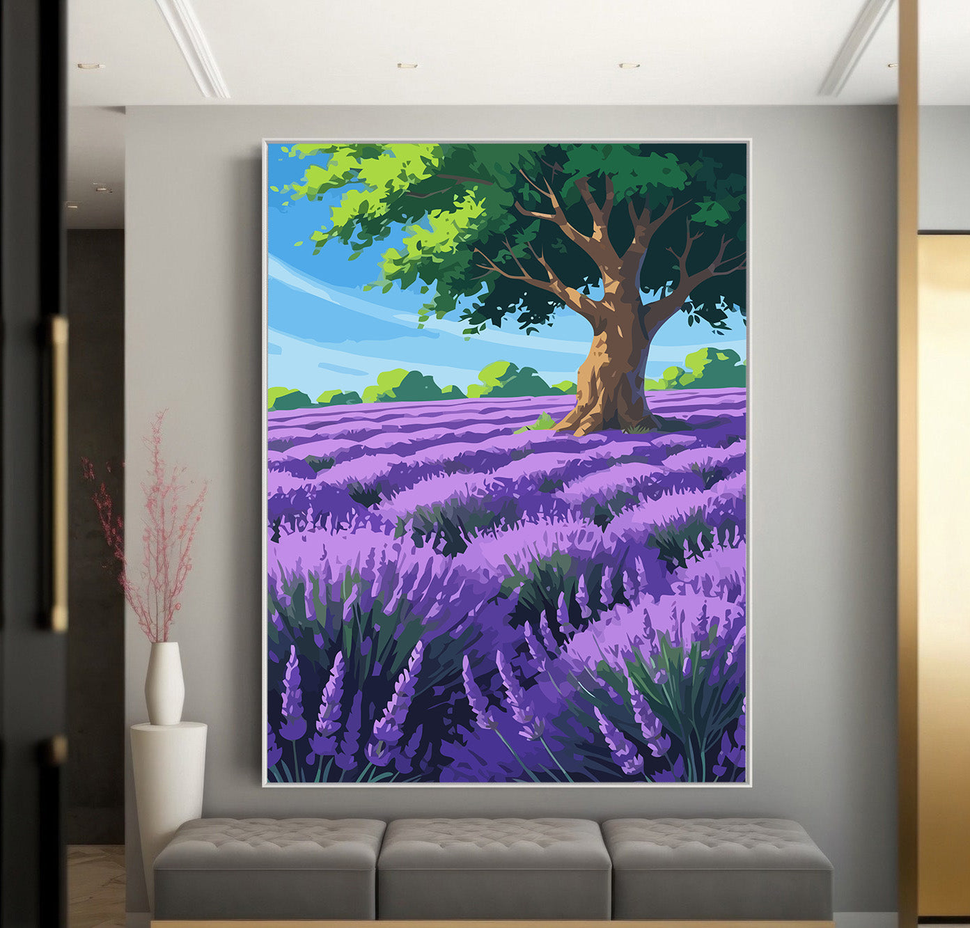 Pictura pe Numere – Oaza tacerii parfumate 6670