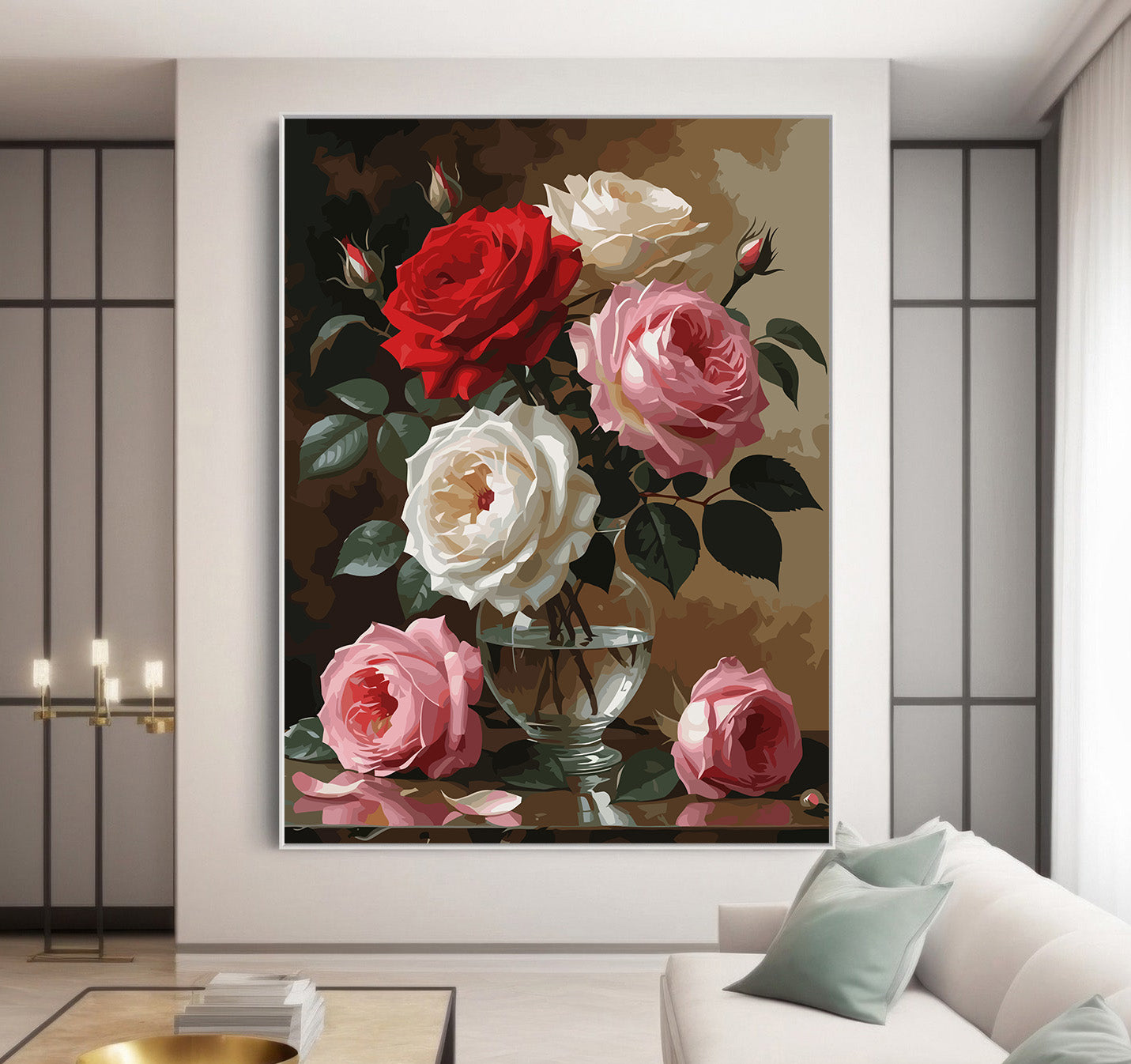 Pictura pe Numere – Petale in Timp 6673