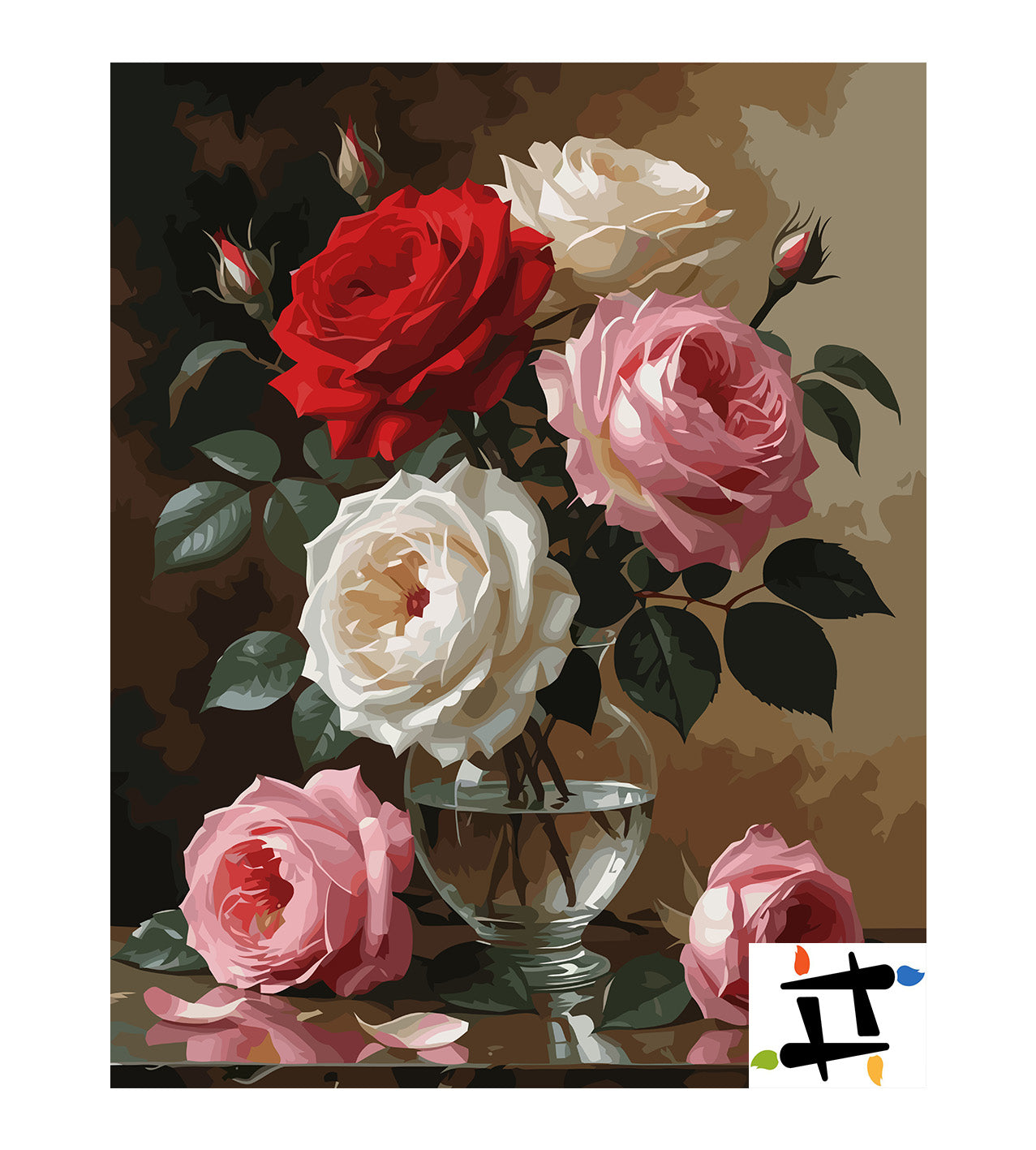 Pictura pe Numere – Petale in Timp 6673