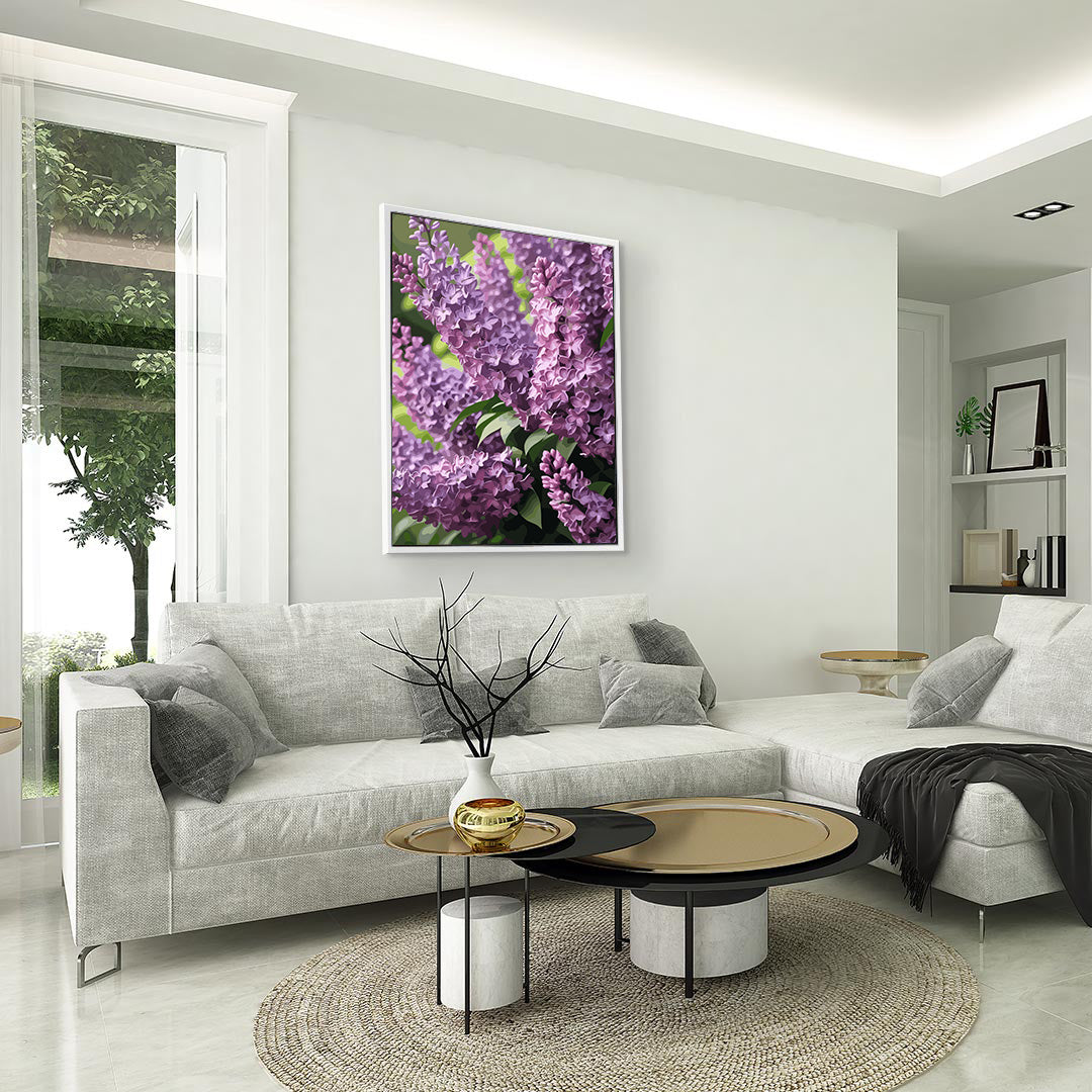 Pictura pe Numere – soapte de liliac 6684