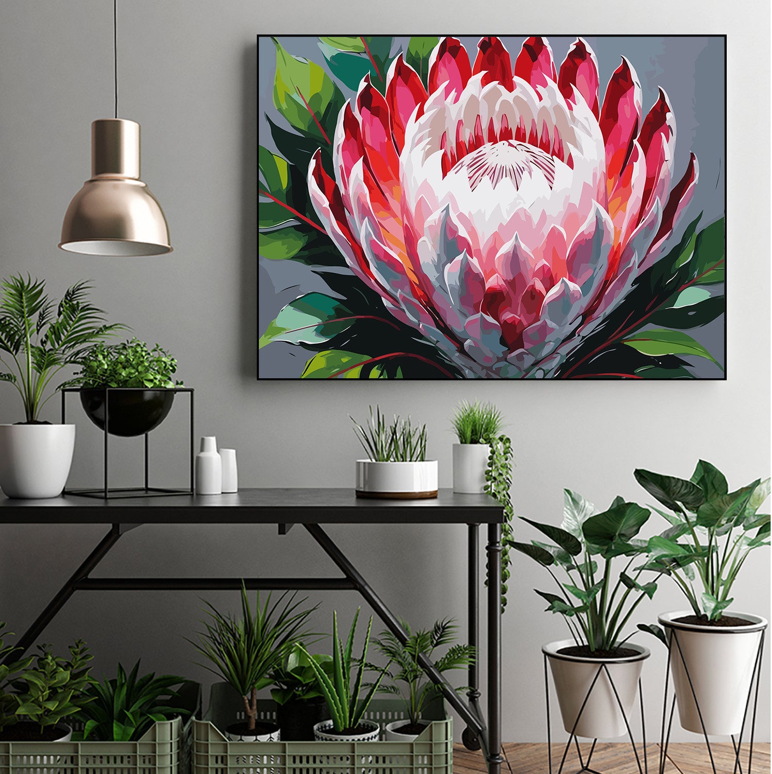 Pictura pe Numere – Flacara de Argint 6685