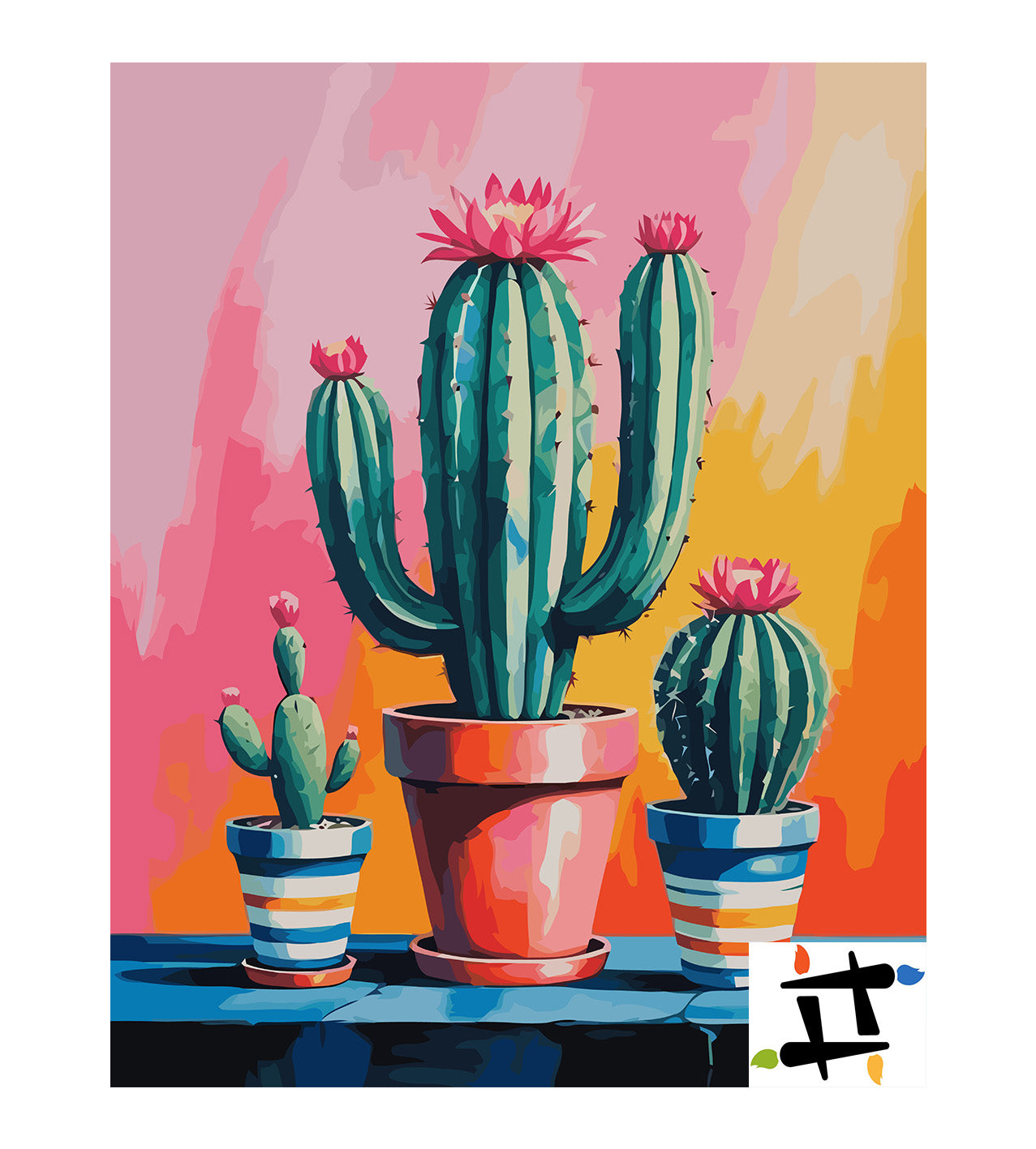 Pictura pe Numere – Cactus Delight 6690