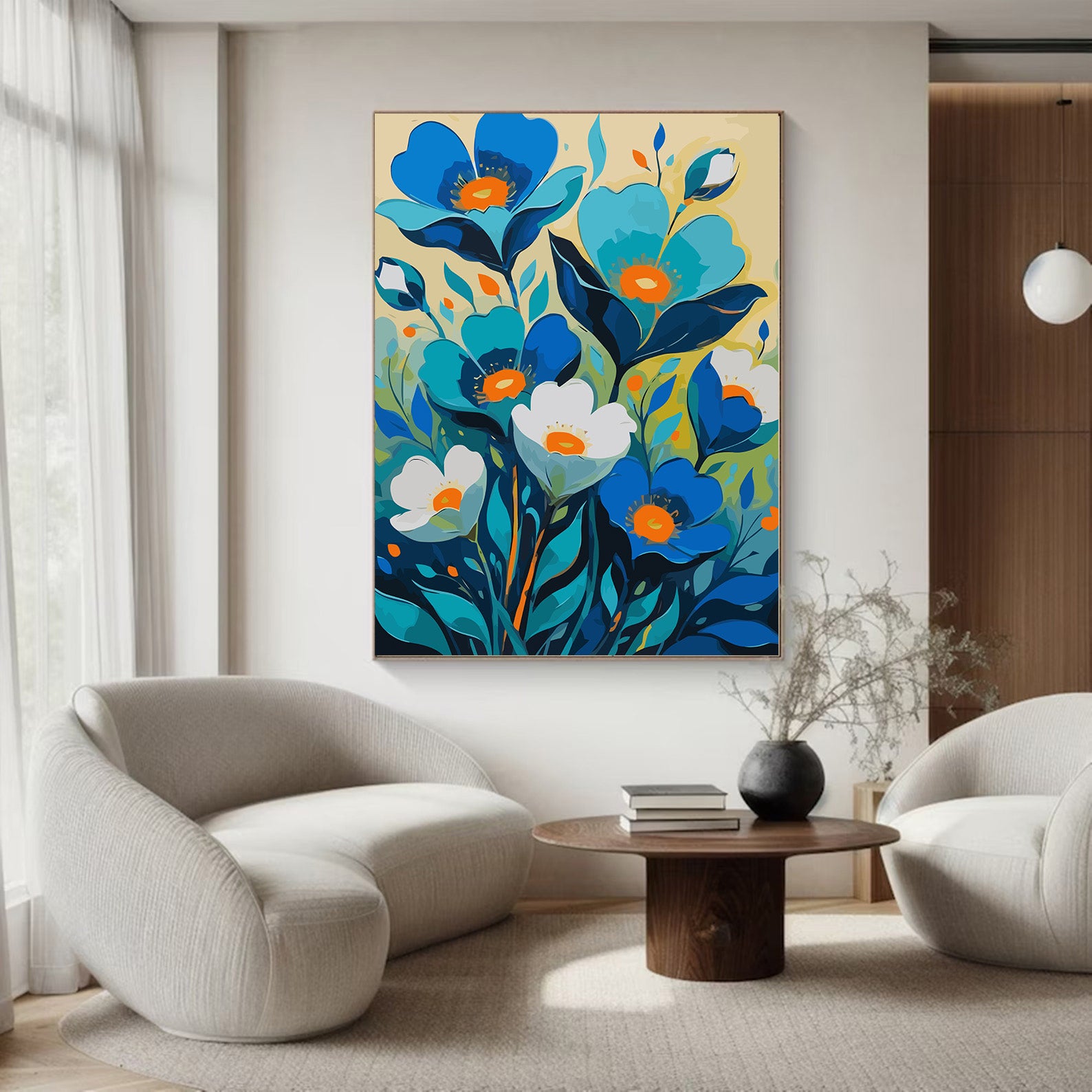 Pictura pe Numere – Serenitate in azur 6722