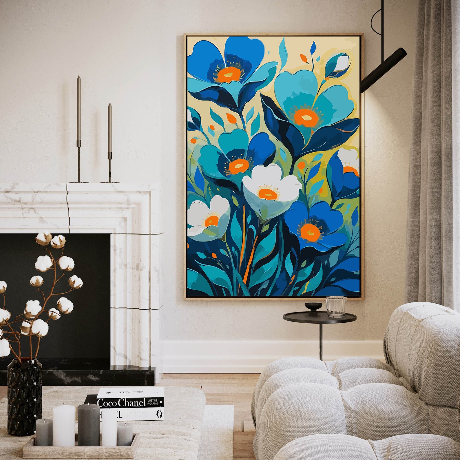 Pictura pe Numere – Serenitate in azur 6722