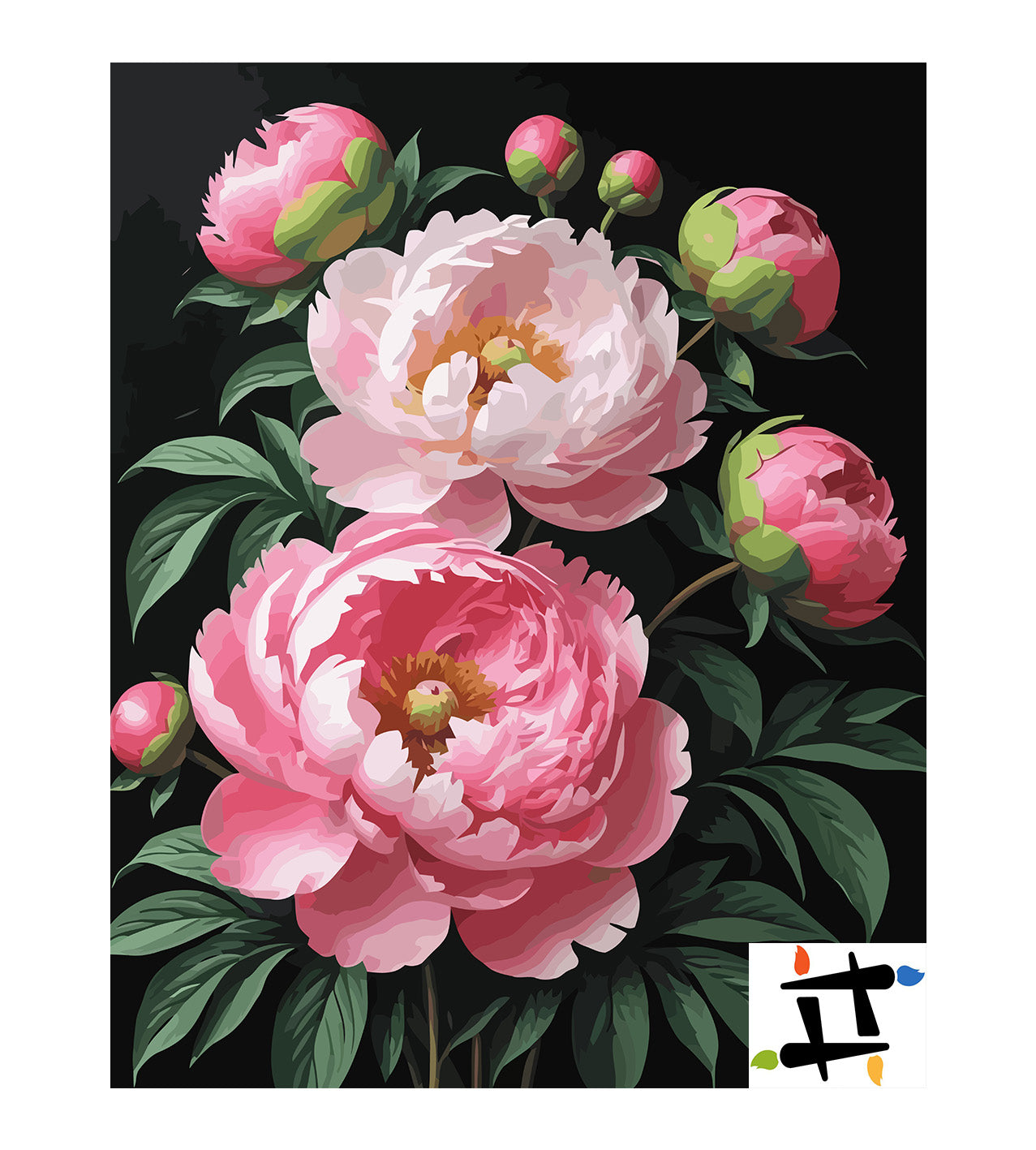 Pictura pe Numere – soapte de bujor 6730