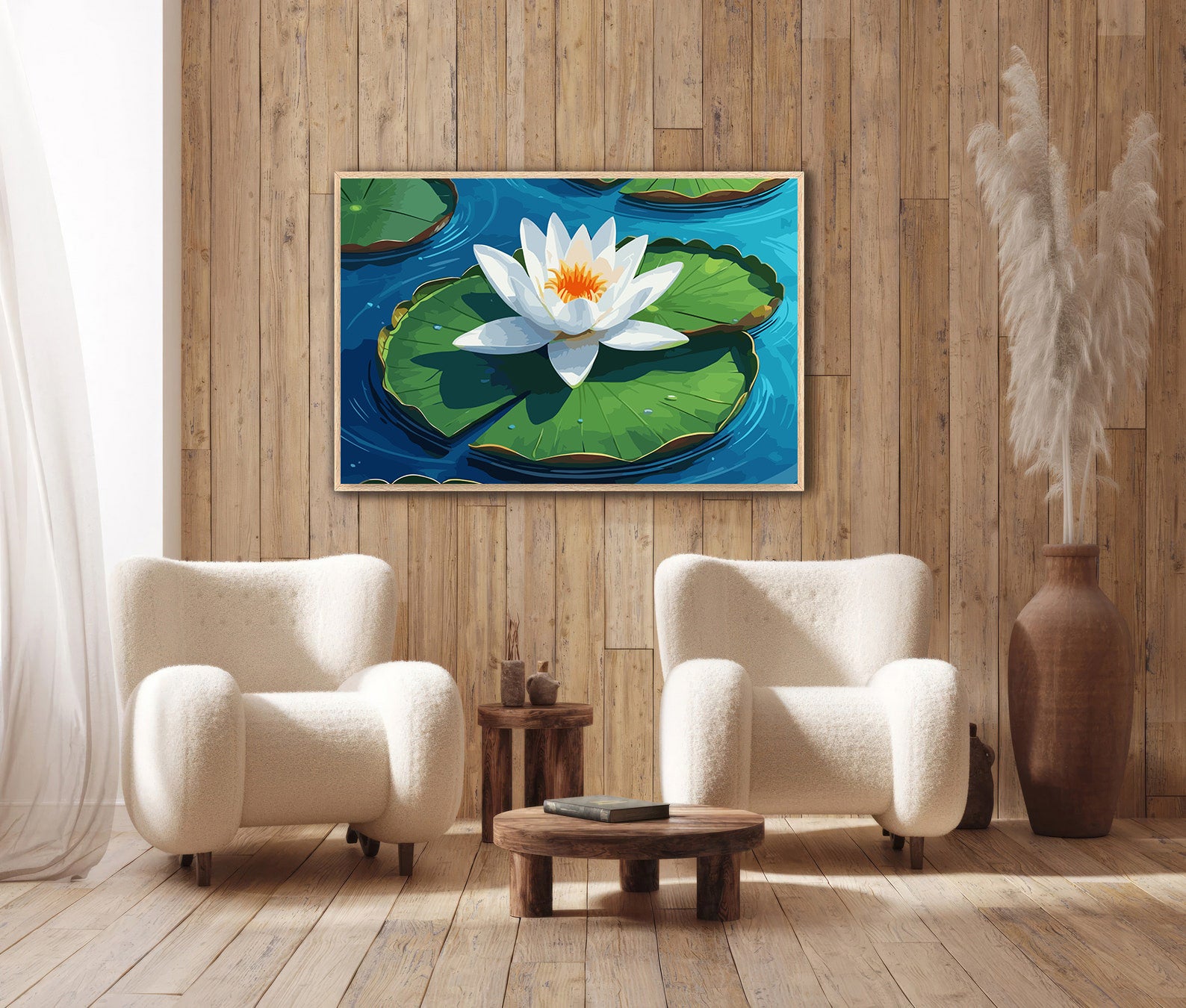 Pictura pe Numere – Moment de zen in alb 6731