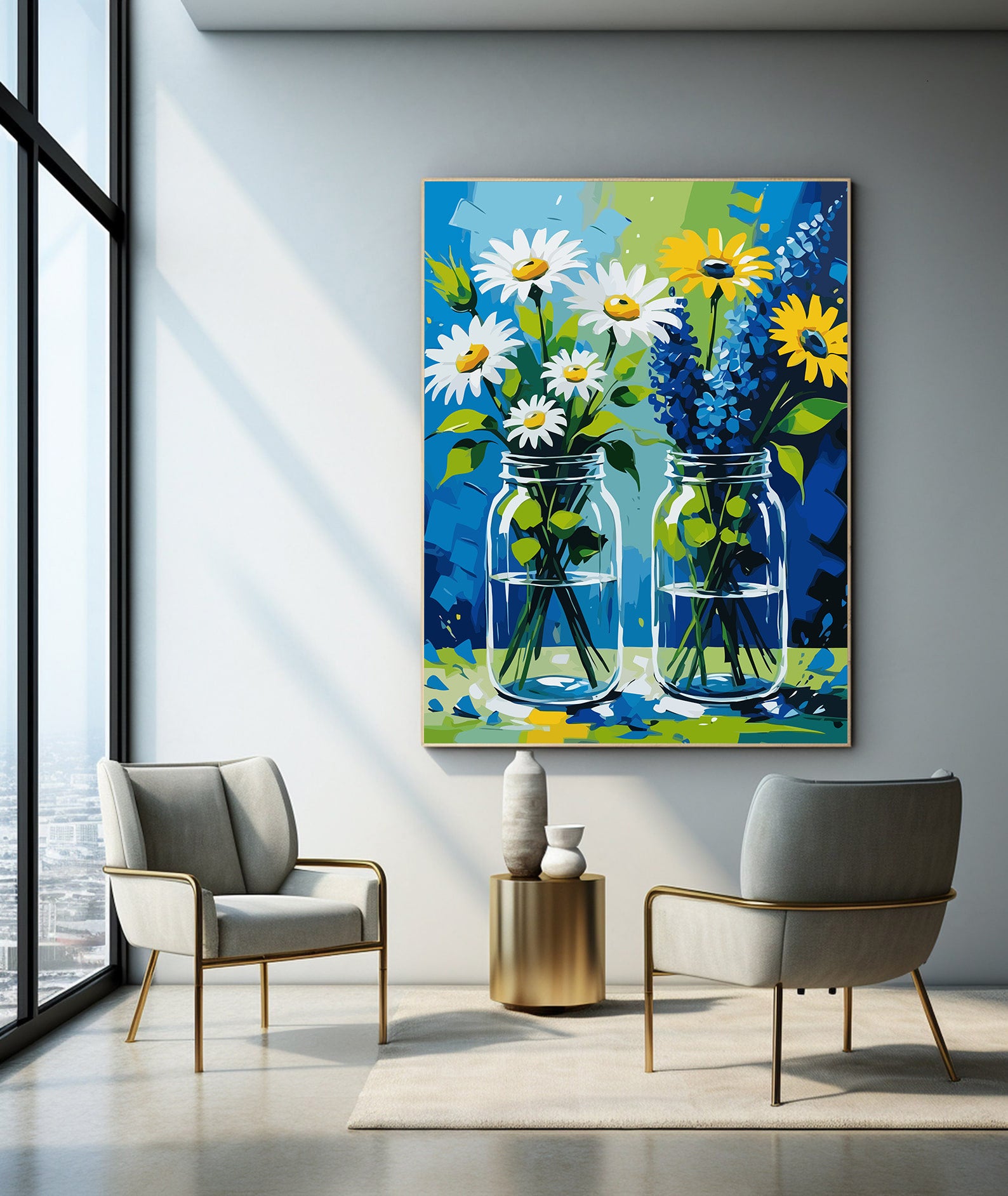 Pictura pe Numere – Flori culese in zori 6740