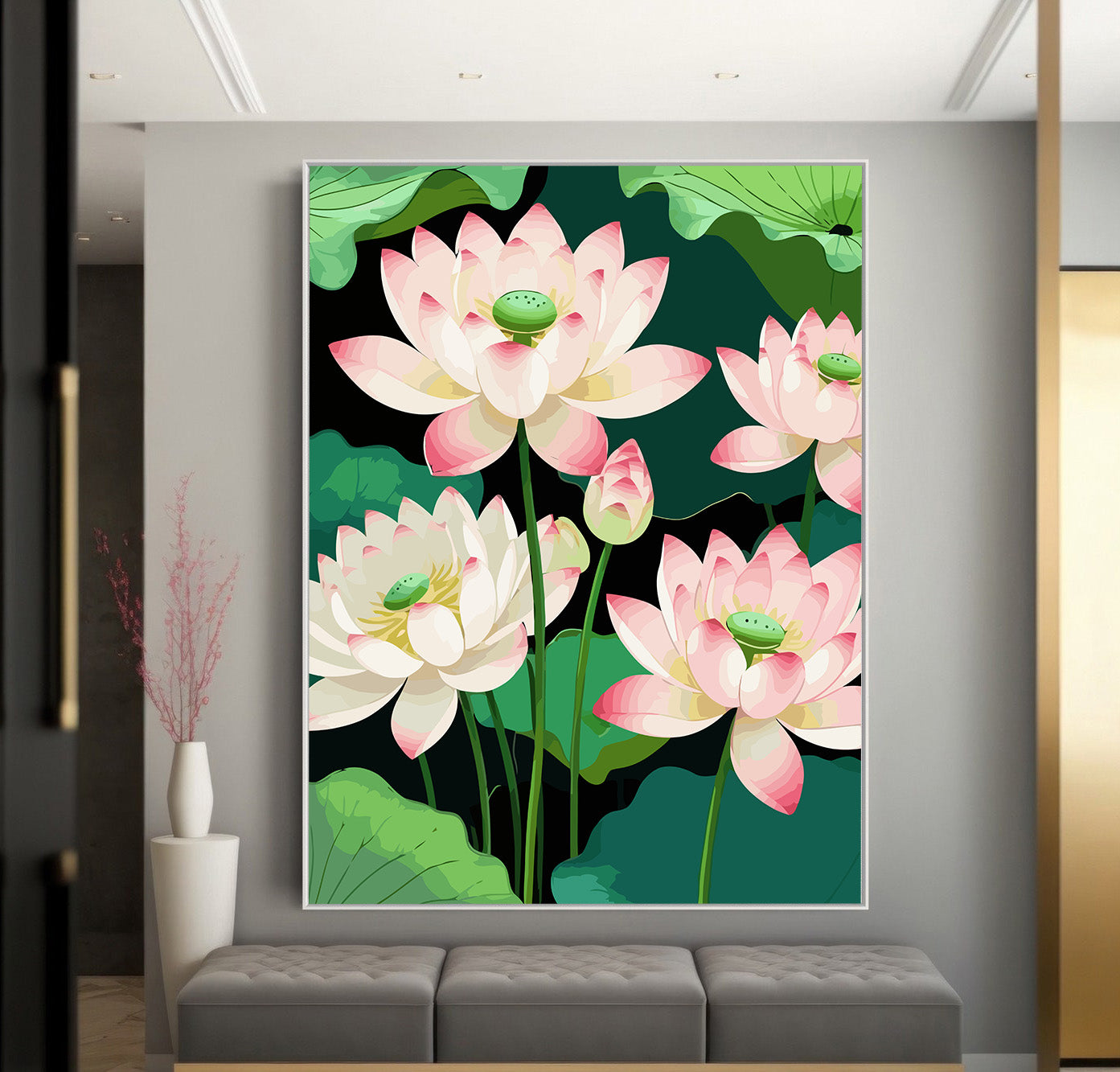 Pictura pe Numere – Geneza Roz 6742