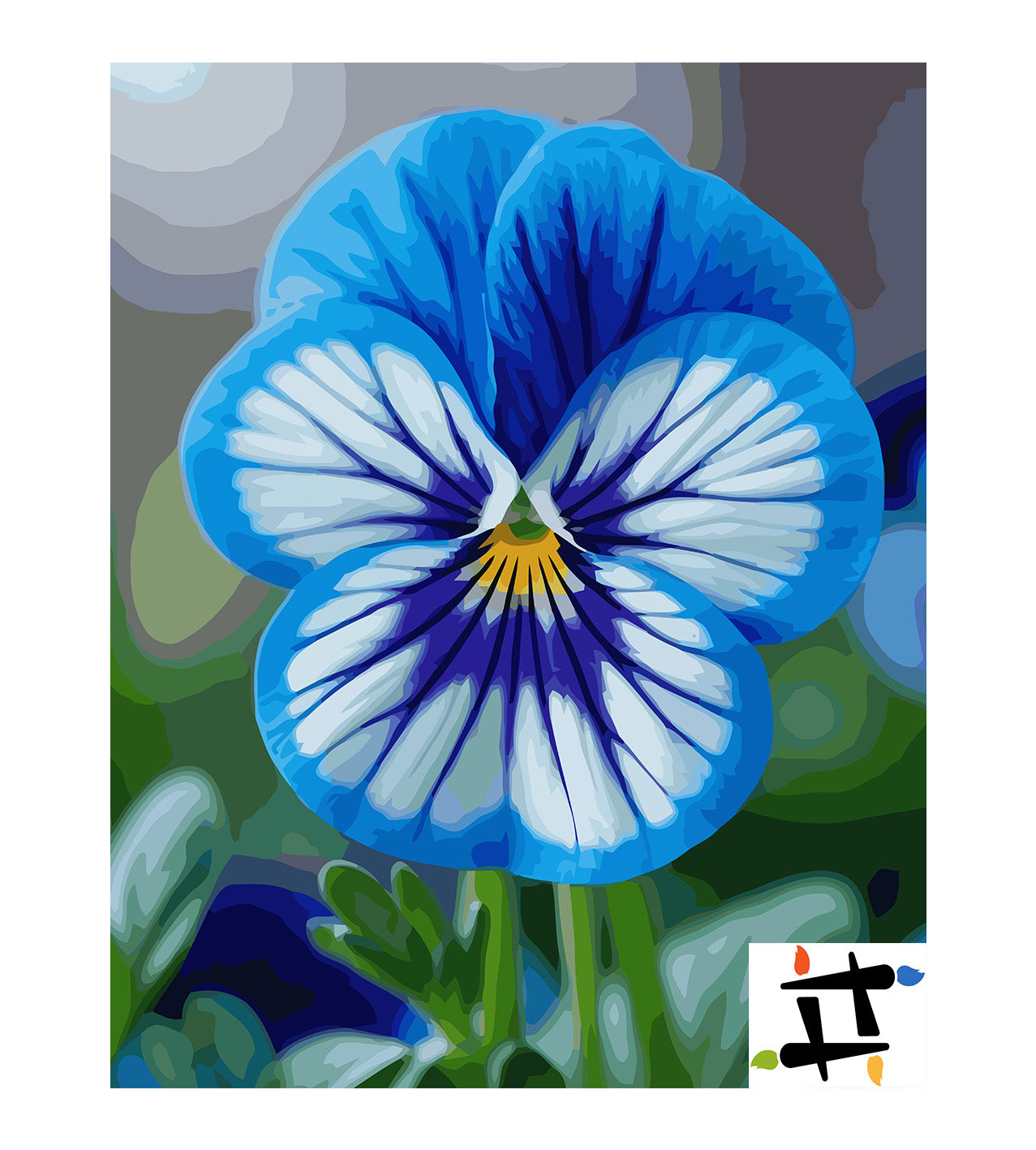 Pictura pe Numere – Privirea de Azur 6748