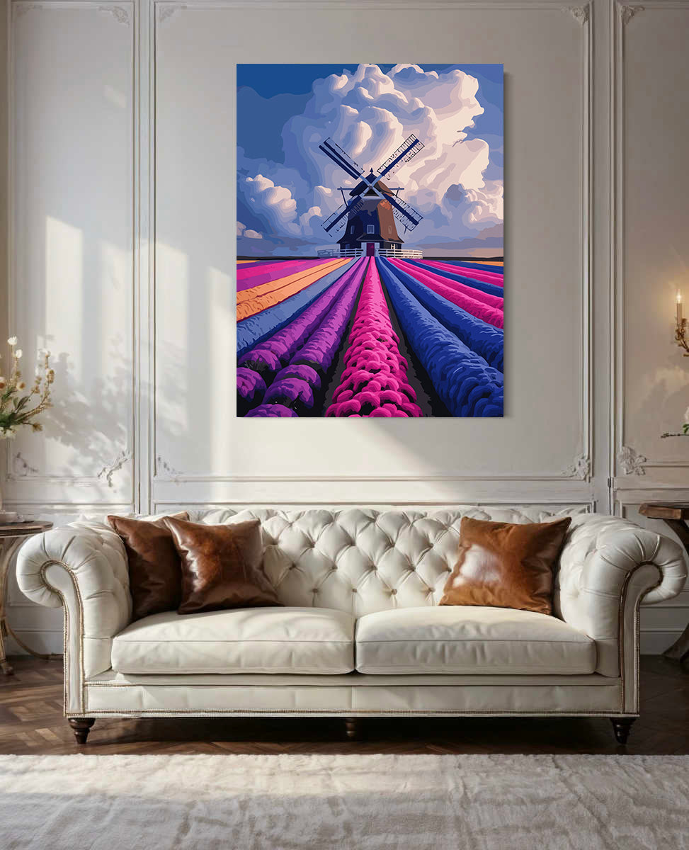 Pictura pe Numere – Geometria florilor sub vant 6754