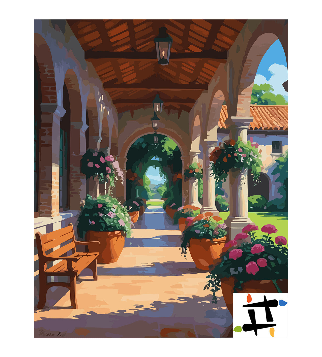 Pictura pe Numere – Dansul umbrelor 6760