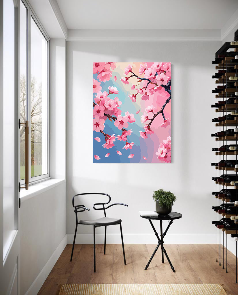 Pictura pe Numere – Zen in Roz si Azur 6766