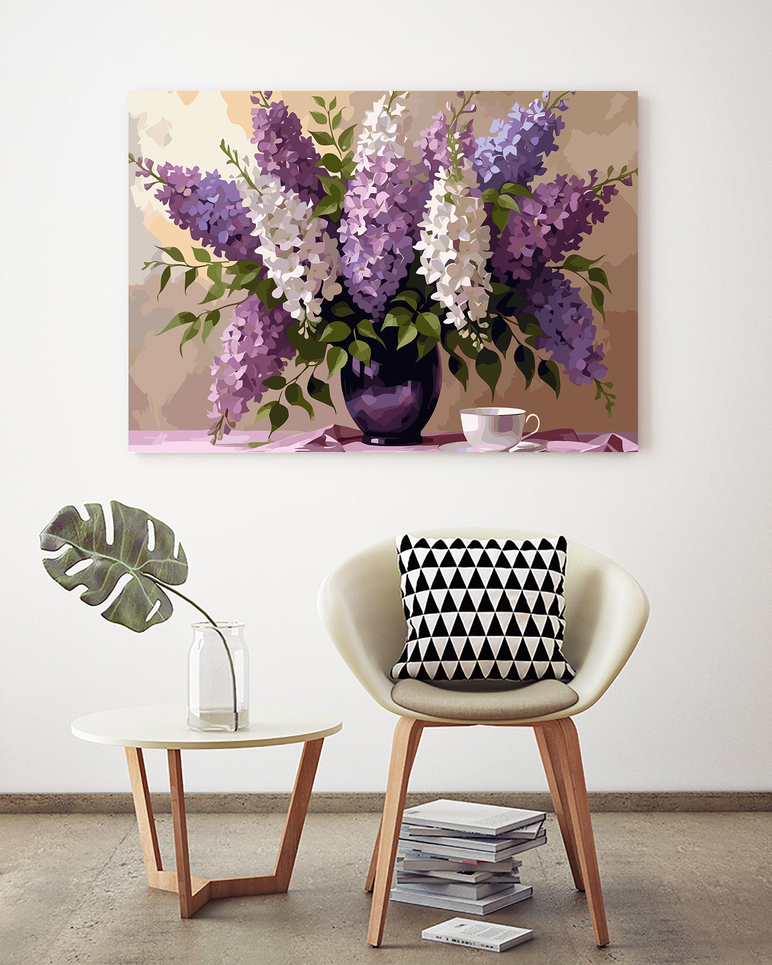 Pictura pe Numere – soapte de liliac 6804