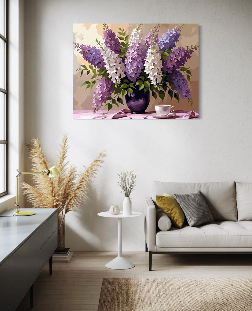 Pictura pe Numere – soapte de liliac 6804