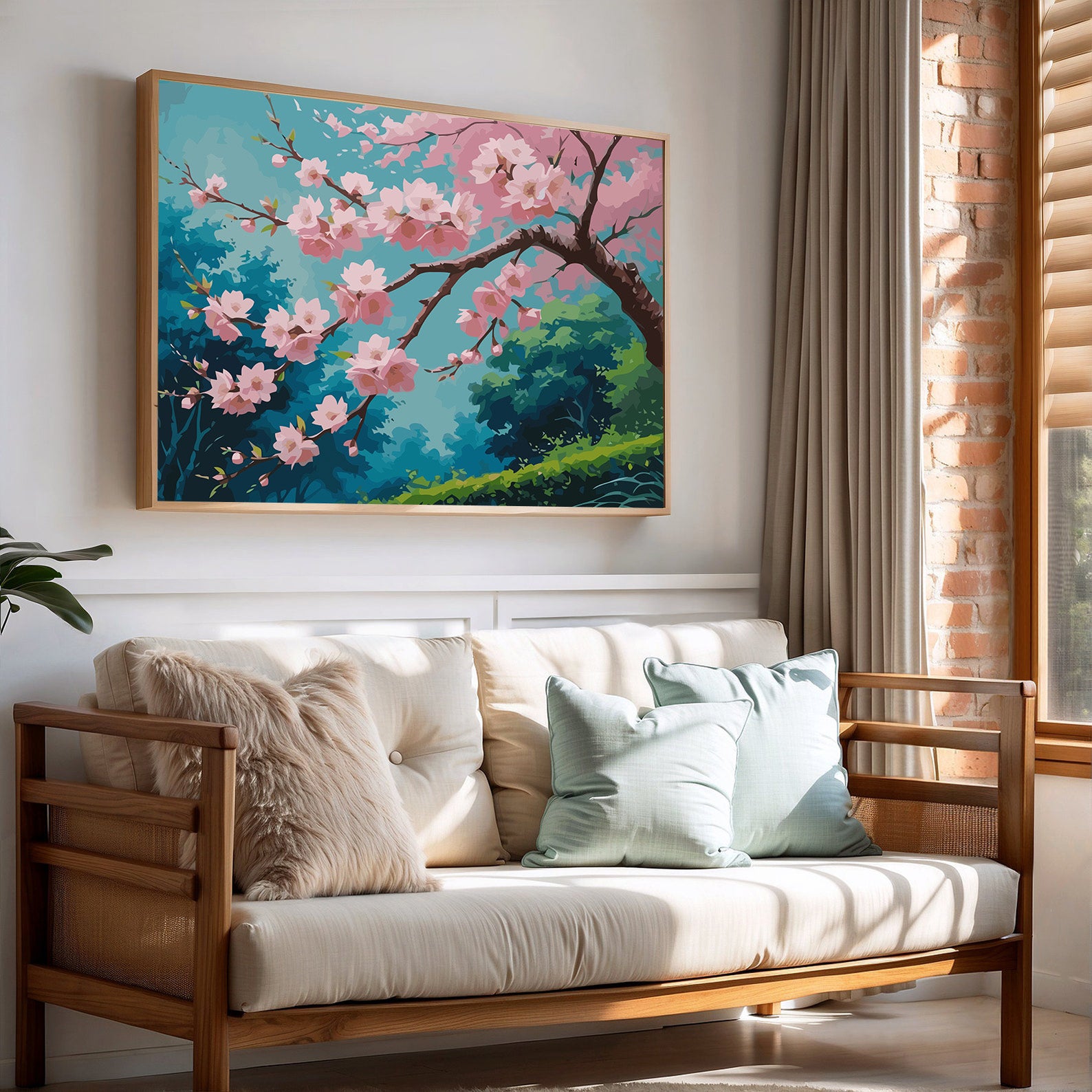 Pictura pe Numere – Flori de sakura 6810