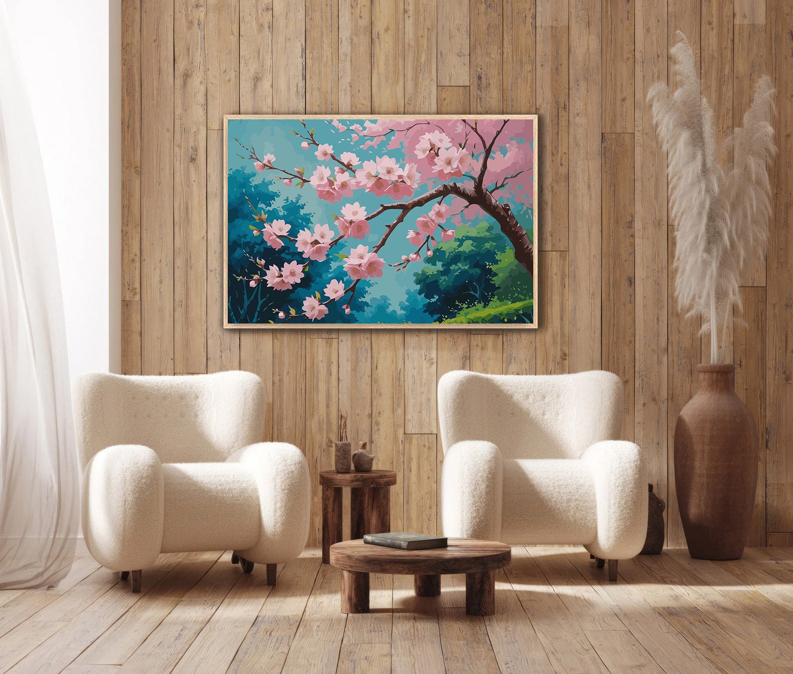 Pictura pe Numere – Flori de sakura 6810