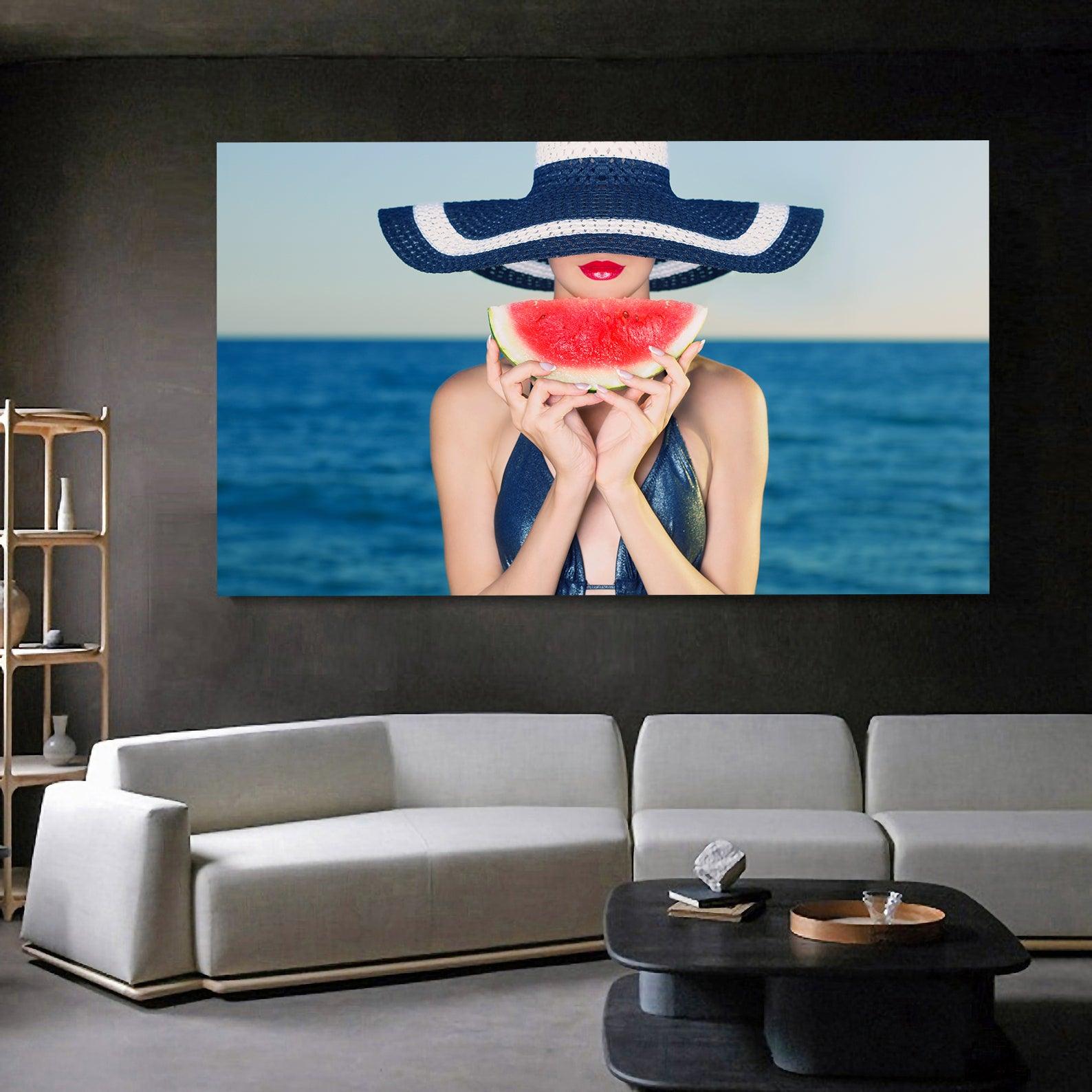 Tablou Canvas - Fata in vacanta