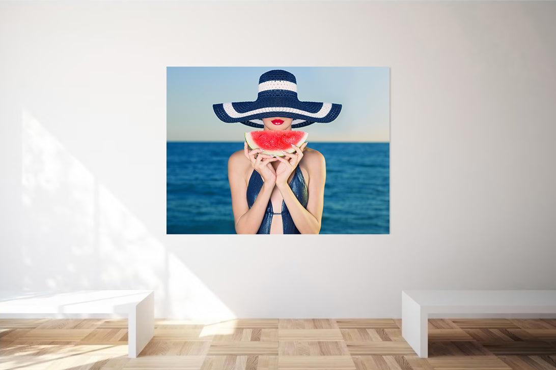 Tablou Canvas - Fata in vacanta