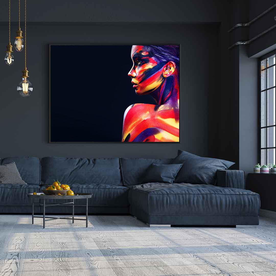 Tablou Canvas - Portret colorat