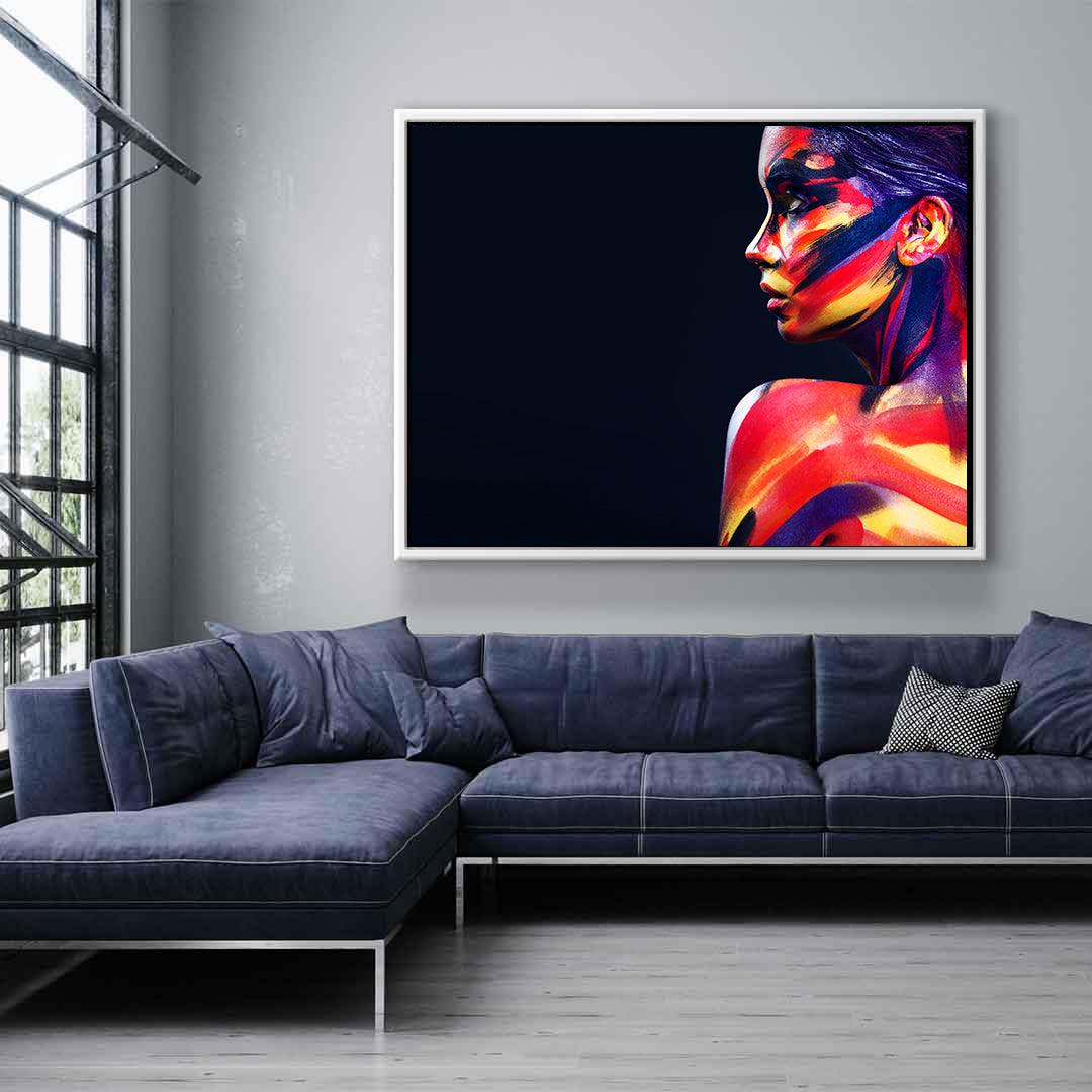 Tablou Canvas - Portret colorat