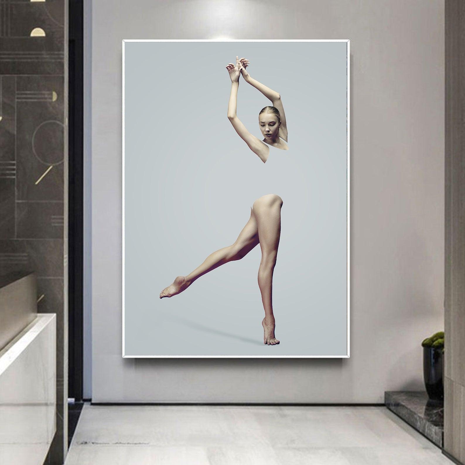 Peinture sur toile - Ballerine