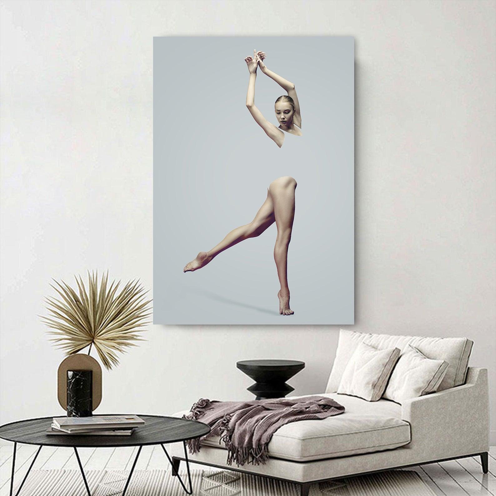 Peinture sur toile - Ballerine