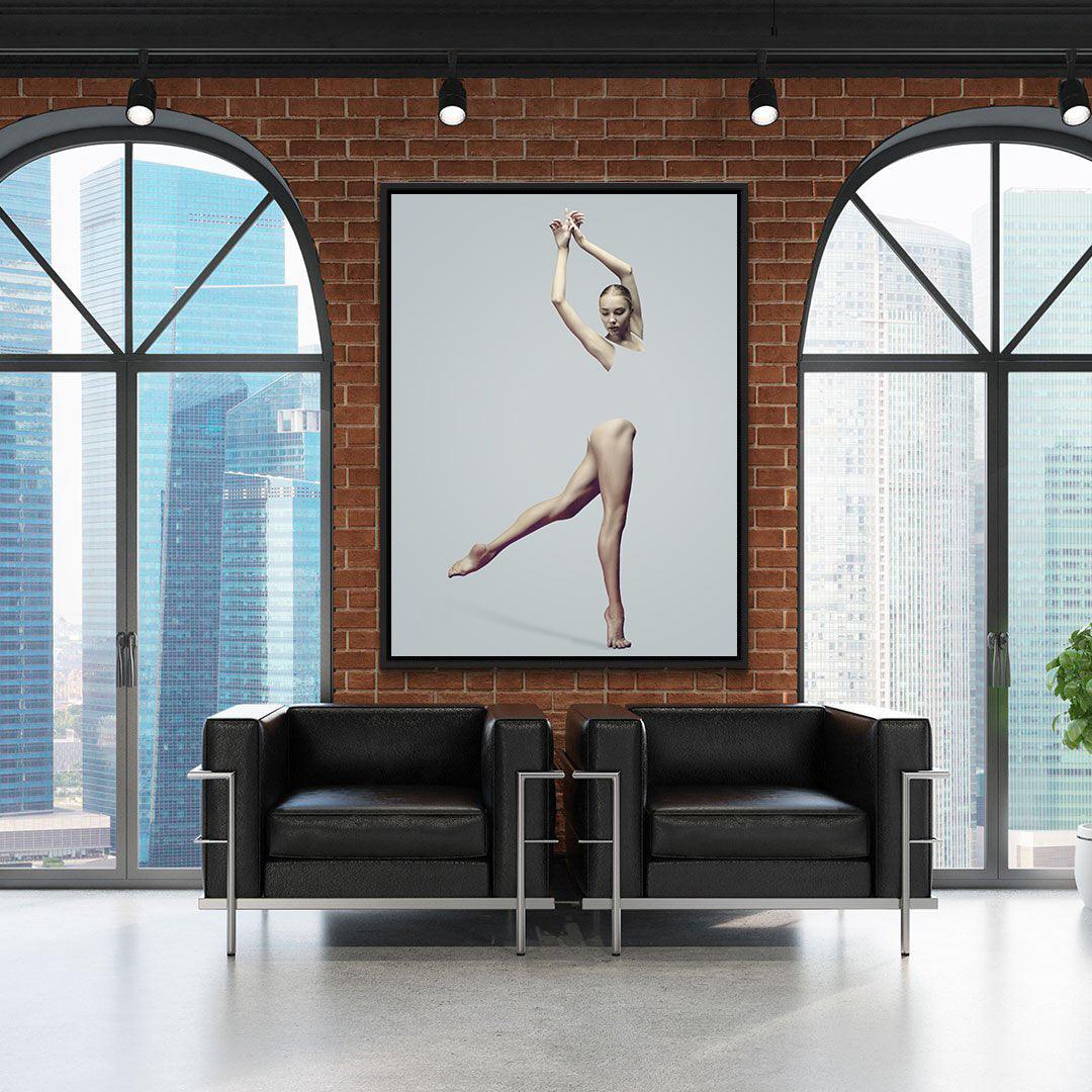 Peinture sur toile - Ballerine