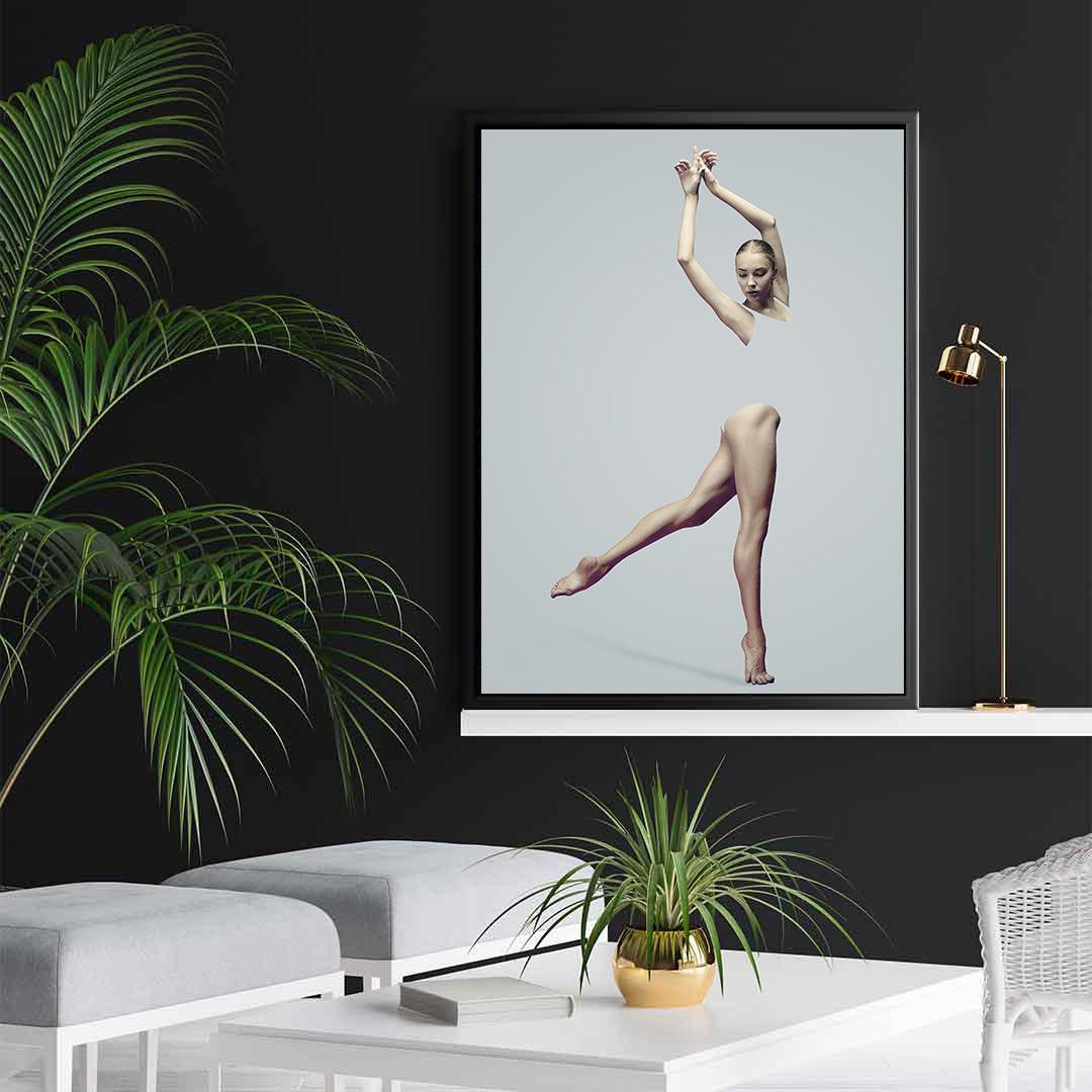 Peinture sur toile - Ballerine