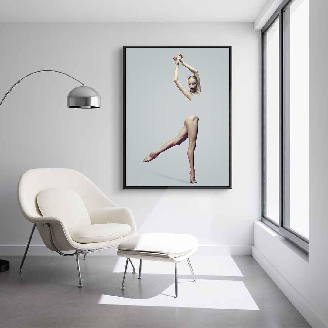 Peinture sur toile - Ballerine