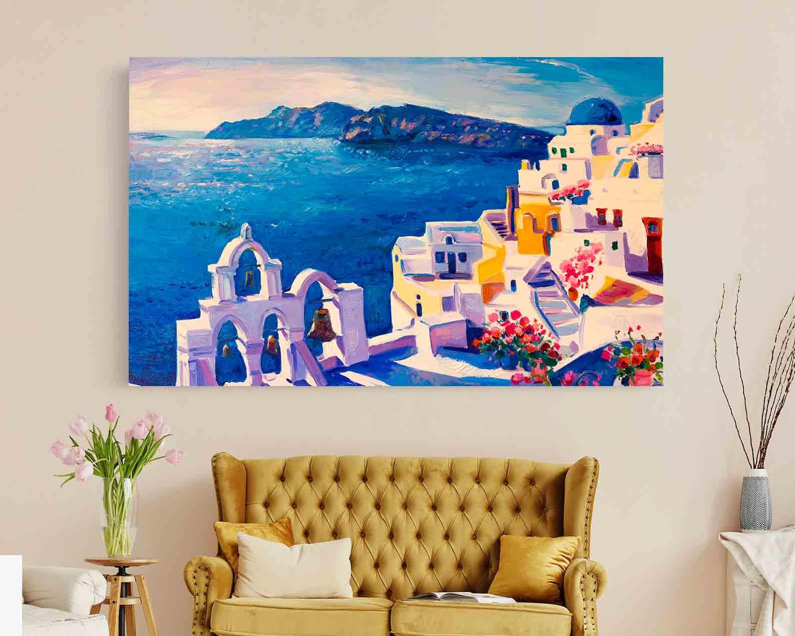 Tablou Canvas - Insula greceasca