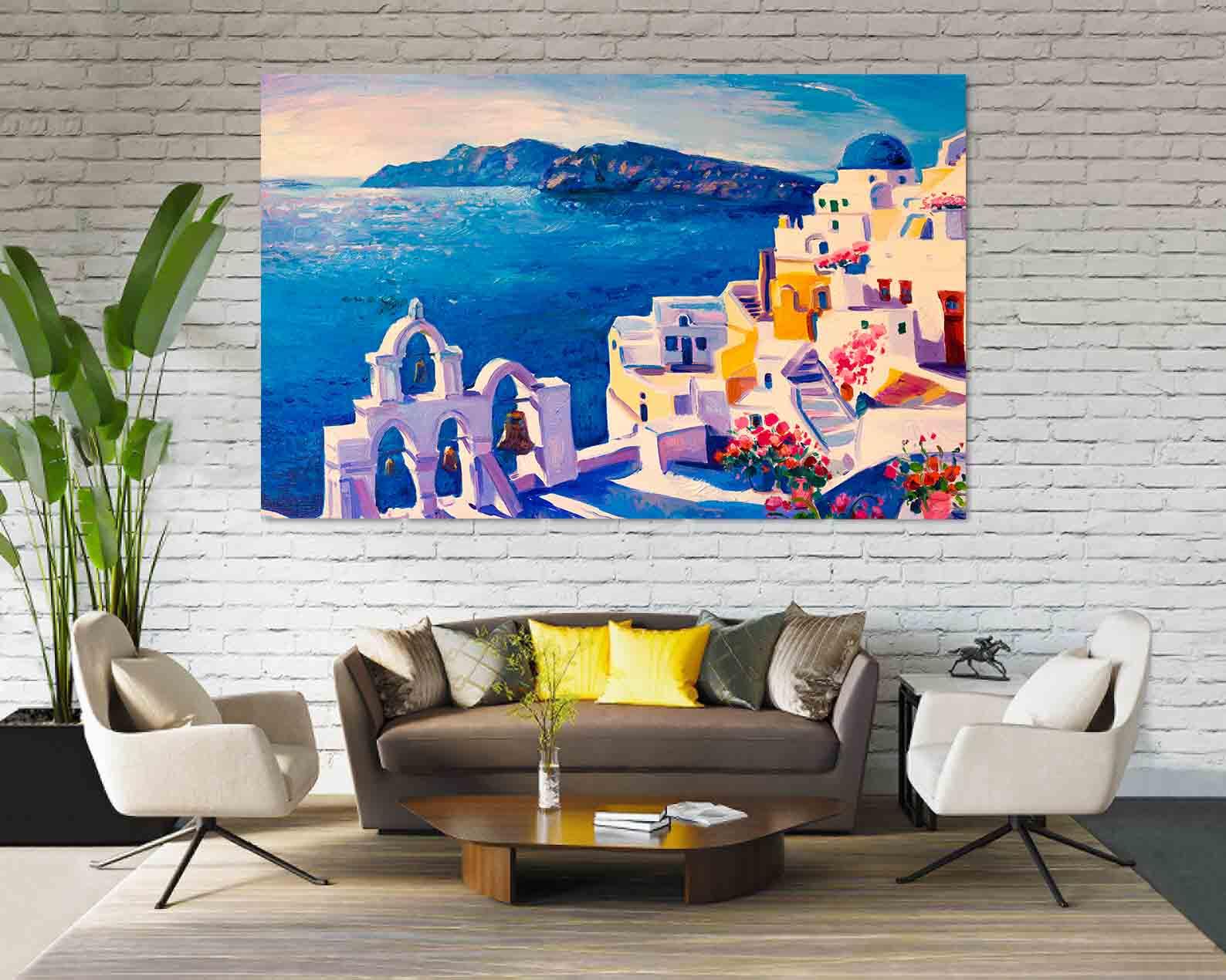 Tablou Canvas - Insula greceasca