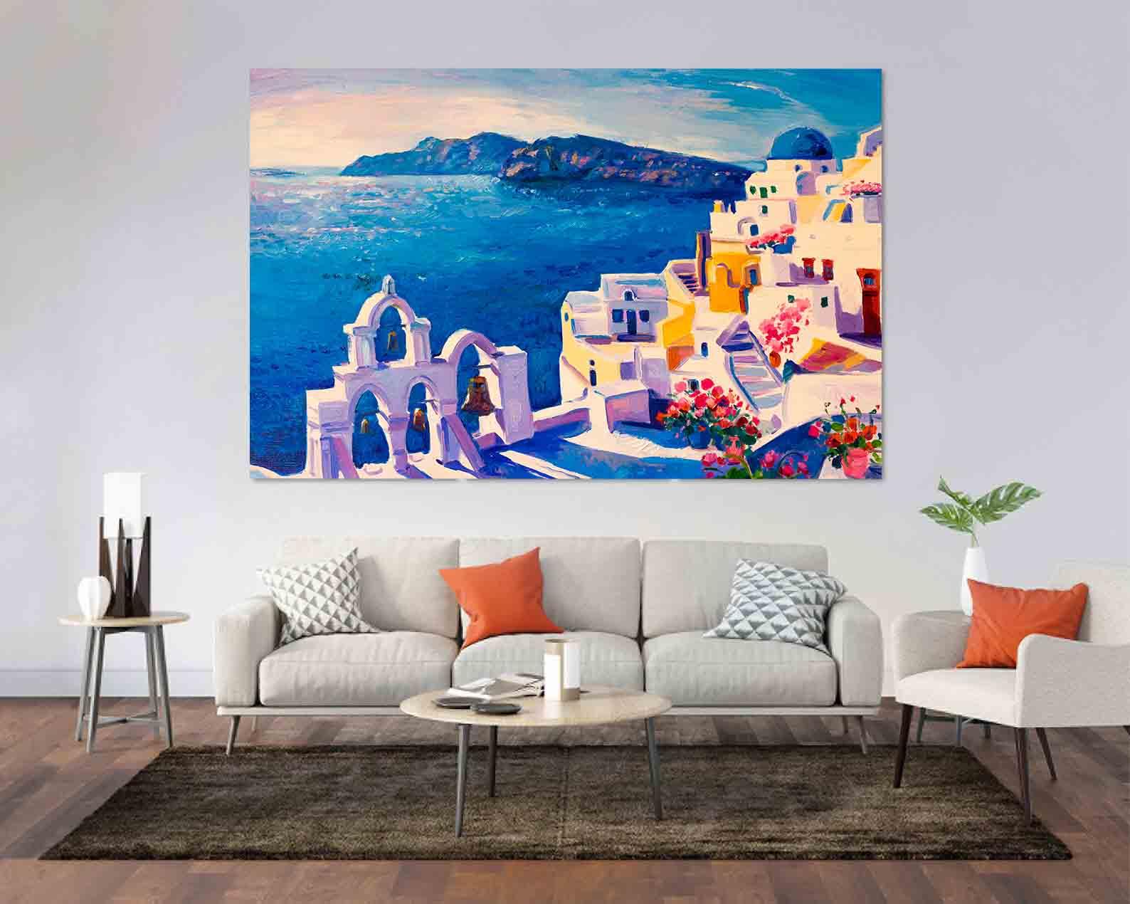 Tablou Canvas - Insula greceasca