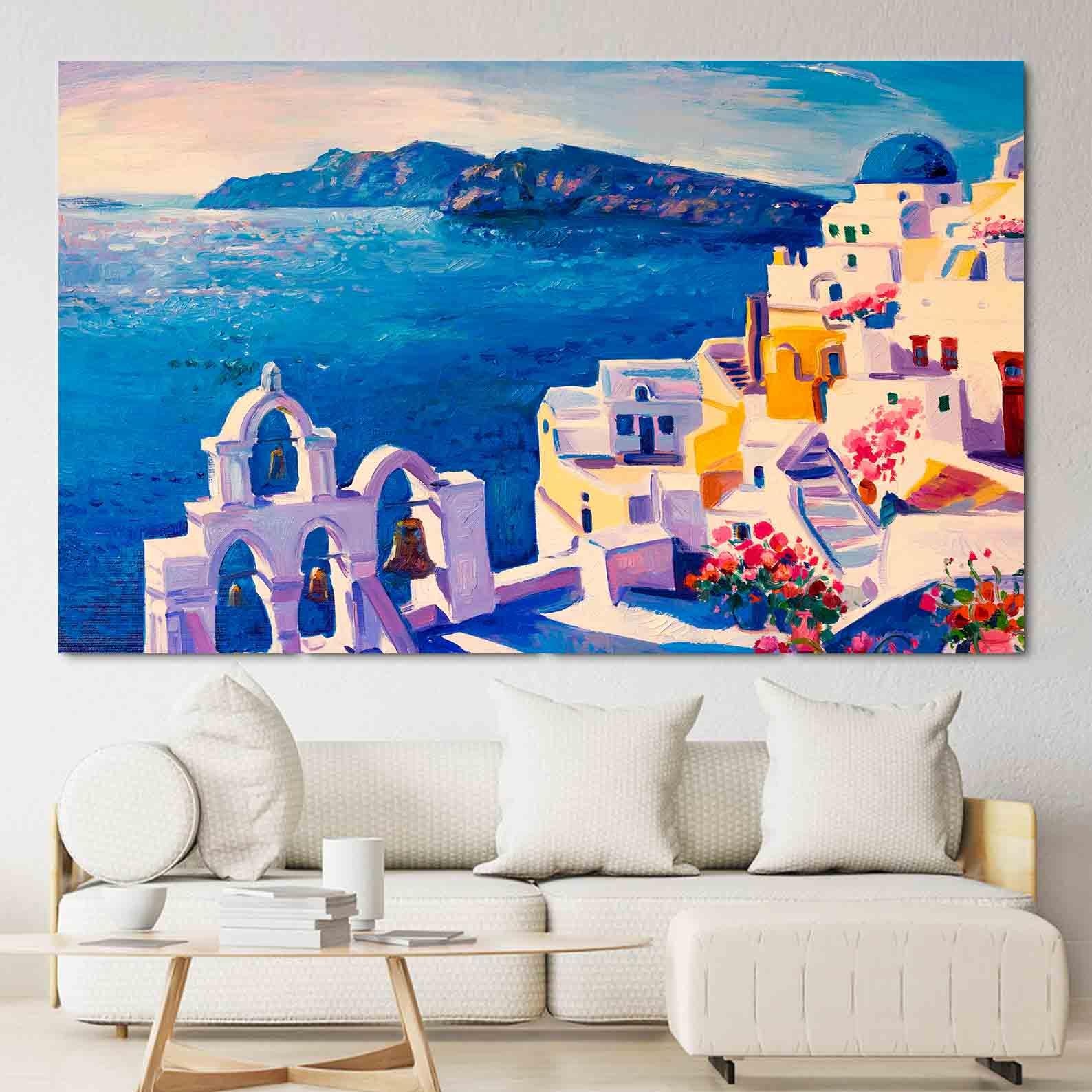 Tablou Canvas - Insula greceasca