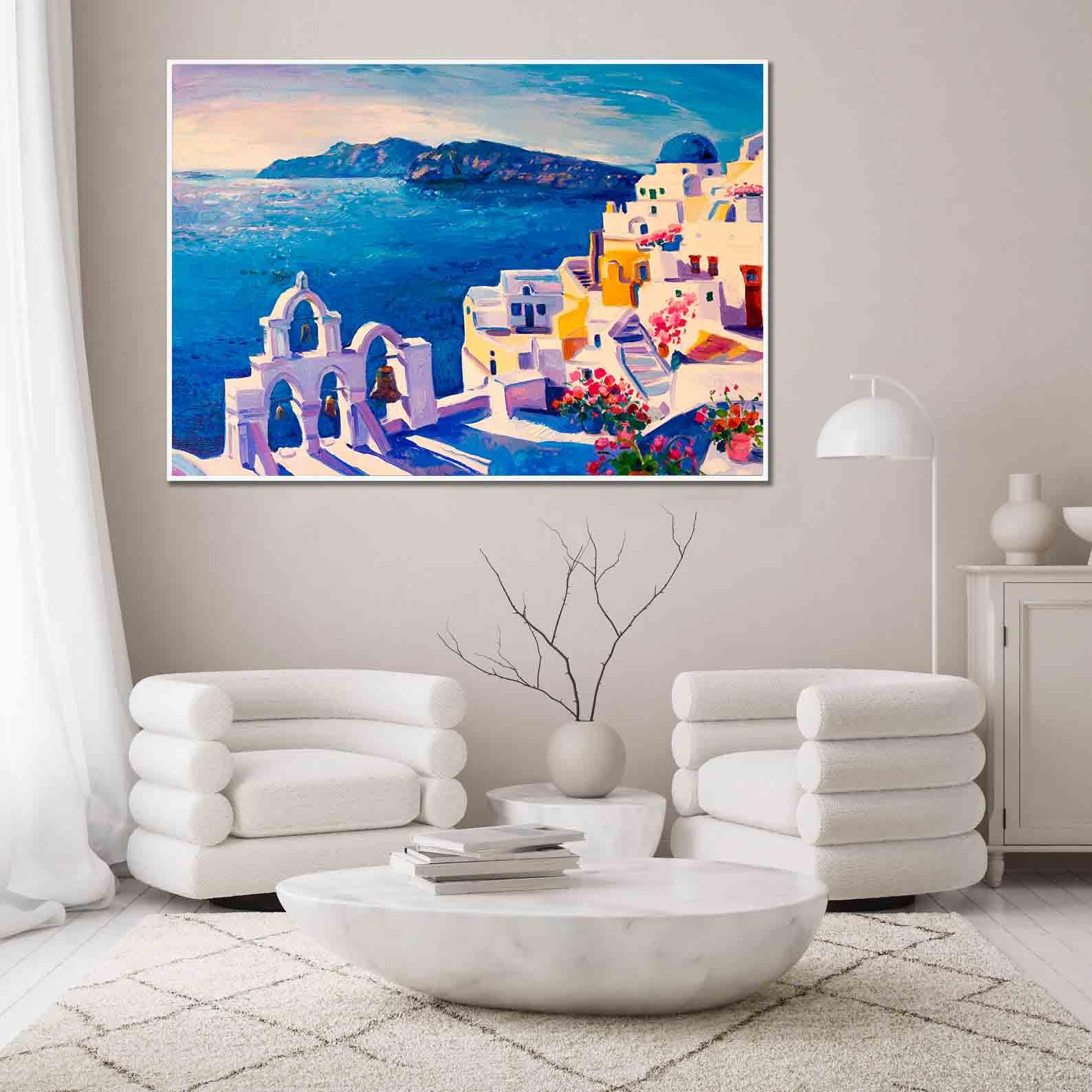 Tablou Canvas - Insula greceasca