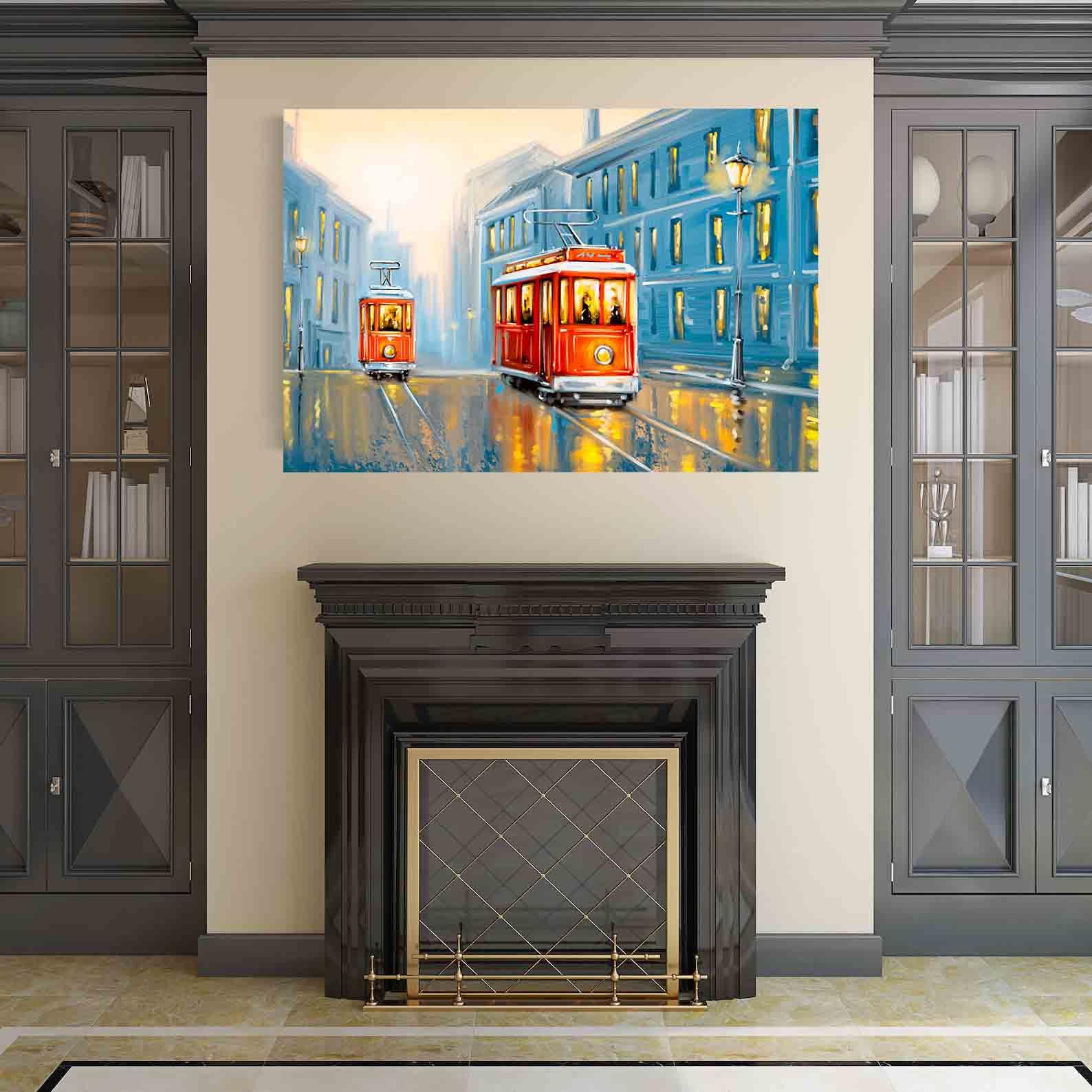 Tablou Canvas - Tramvai vechi