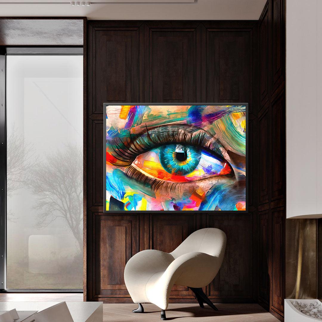 Tablou Canvas - Ochi colorat