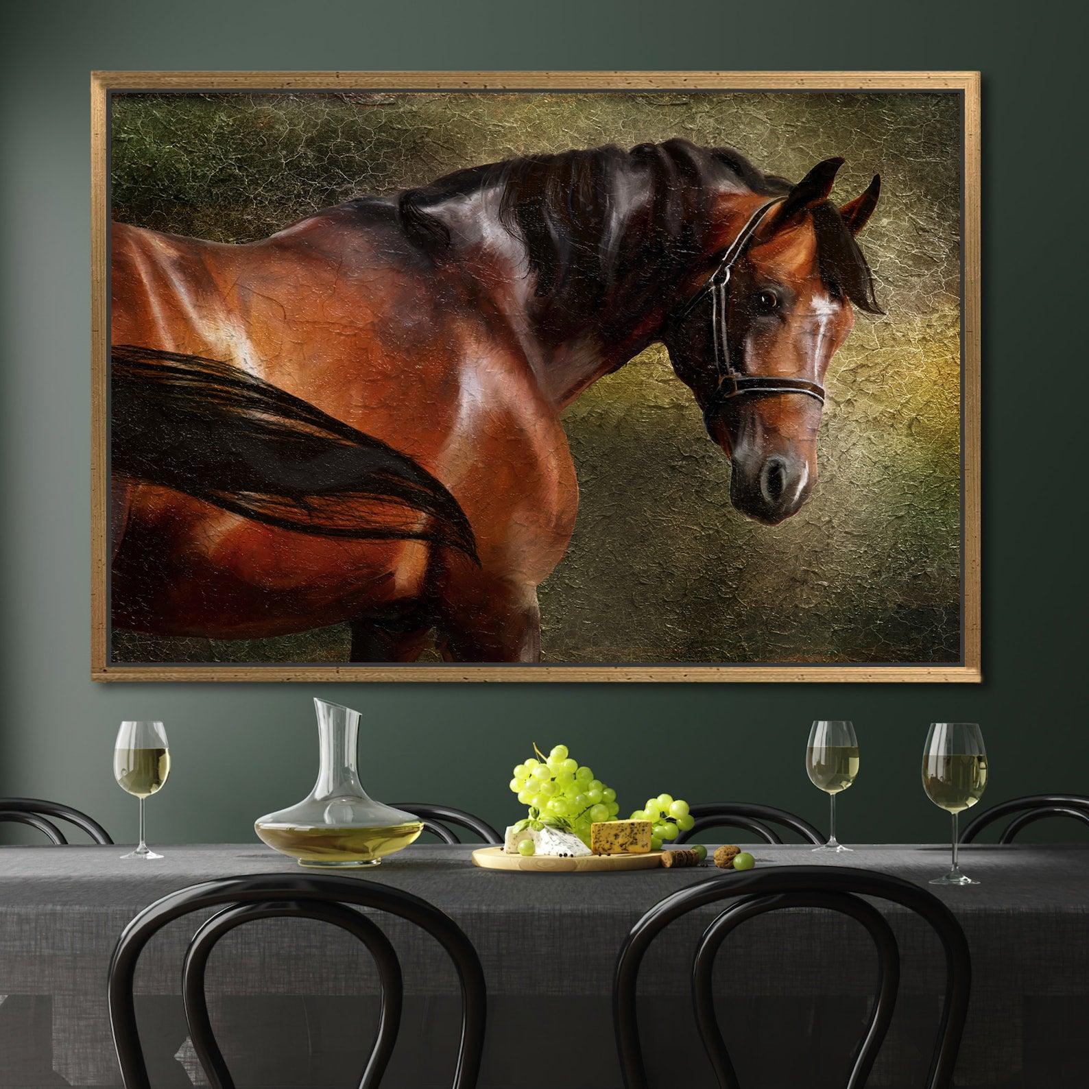 Tablou Canvas - Cal portret