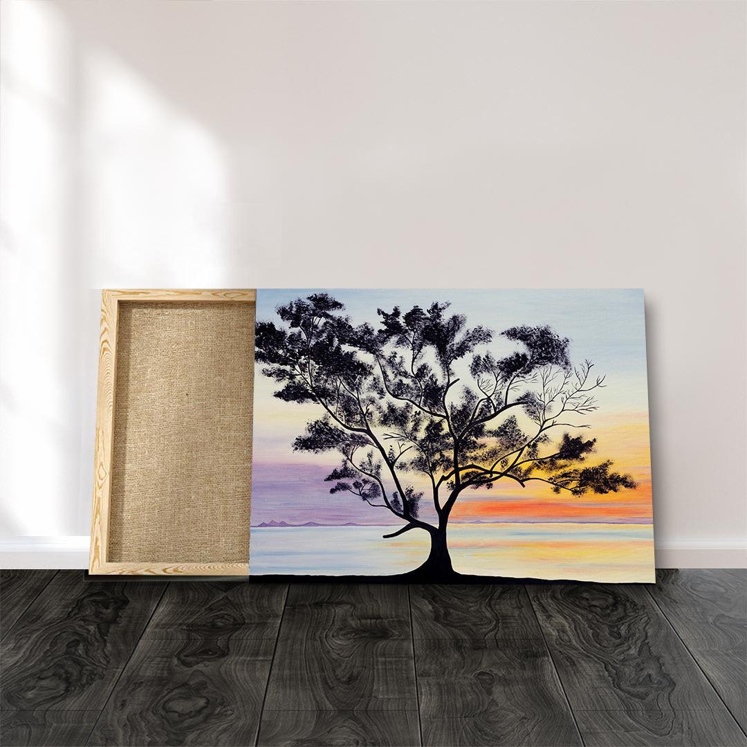 Tablou Canvas - Peisaj la apus