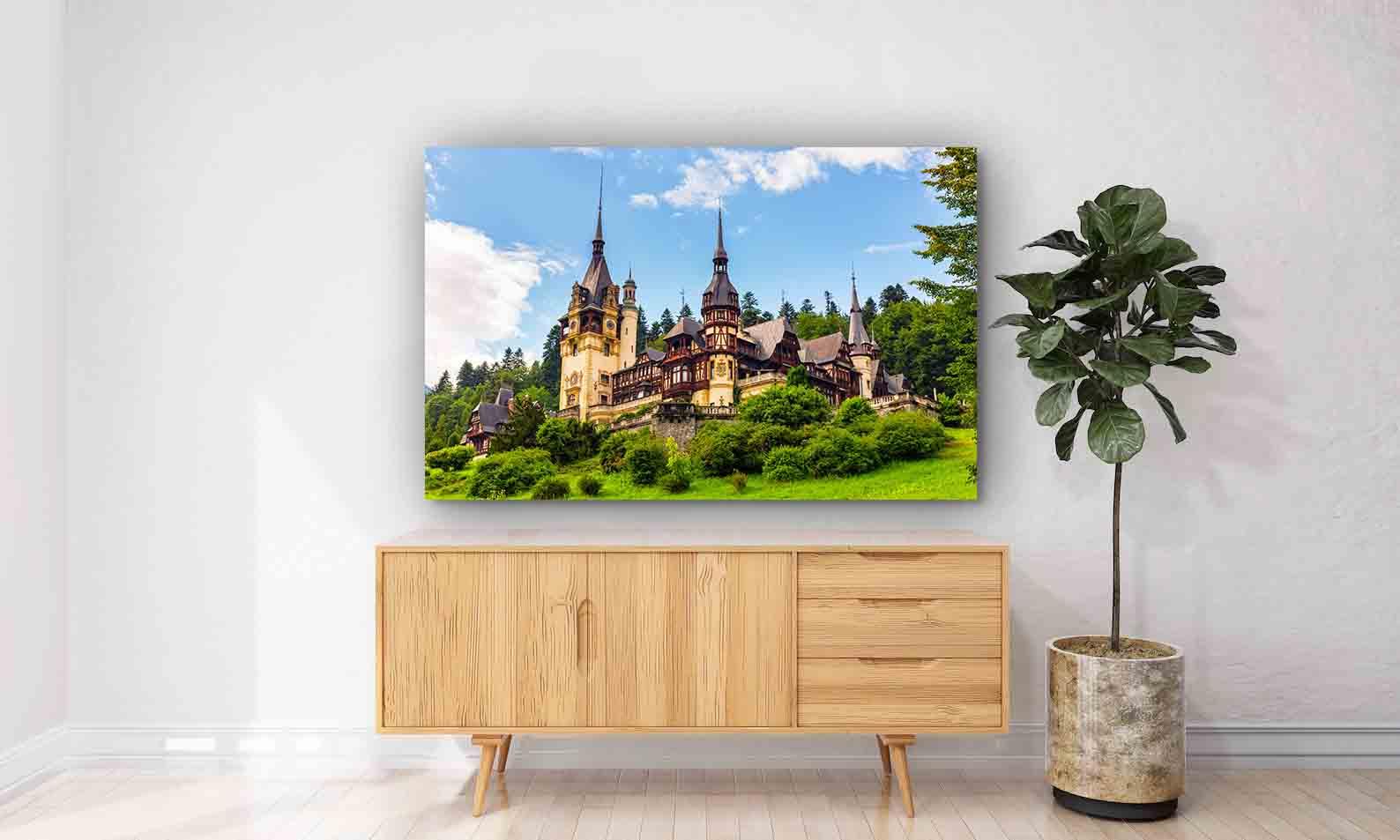 Tablou Canvas - Castelul Peles in Sinaia