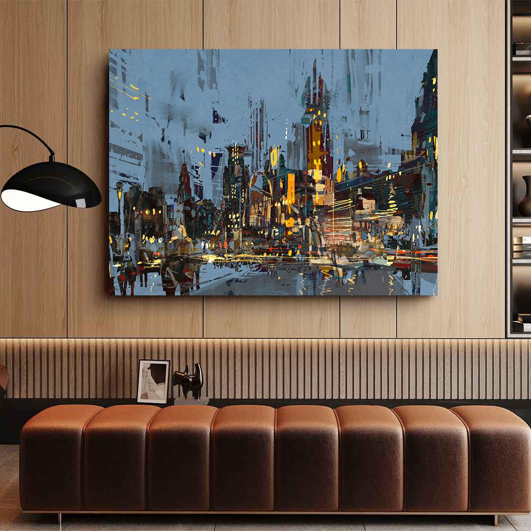 Tablou Canvas - Oras de noapte