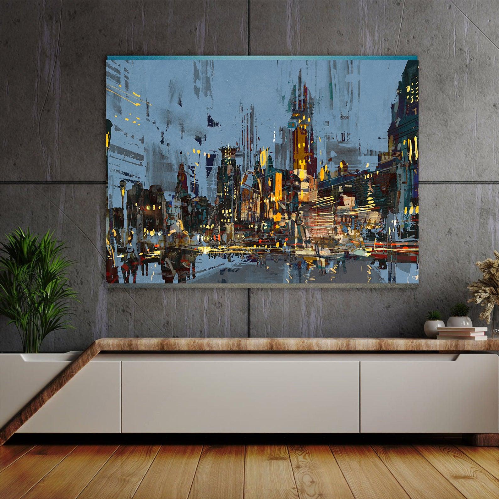 Tablou Canvas - Oras de noapte