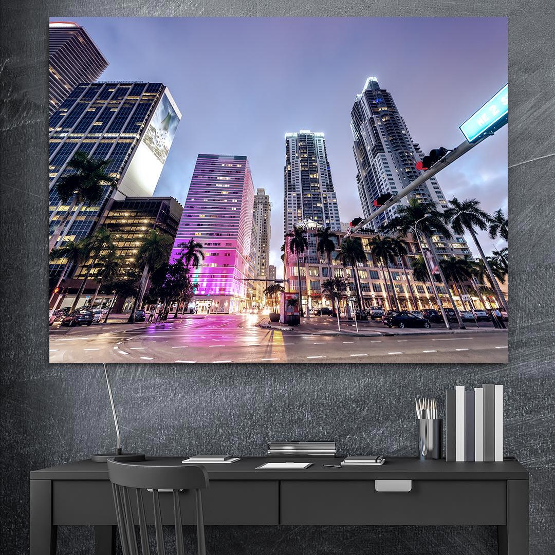 Tablou Canvas - Miami de seara